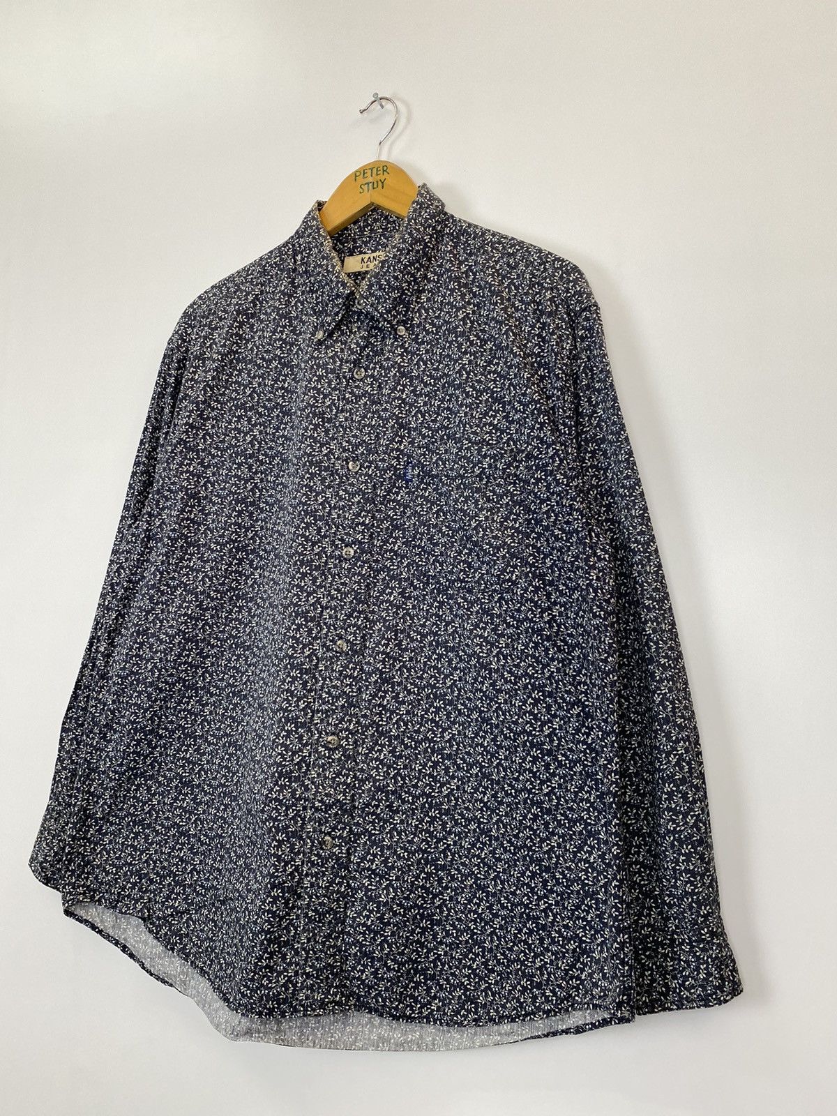 Designer × Kansai Yamamoto × Vintage Vintage Kansai Jeans Floral Button Shirt Size US L / EU 52-54 / 3 - 3 Thumbnail