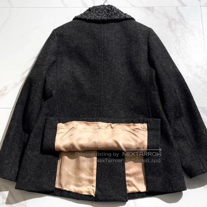 Vivienne Westwood Vivienne Westwood Rare long lamb fur collar woolen coat Size S / US 4 / IT 40 - 5 Thumbnail