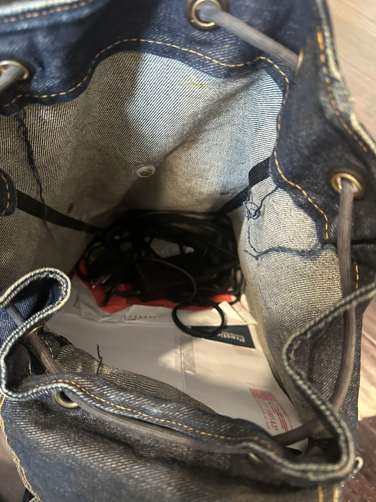 Other Rare Evisu Custom Denim Back Pack Size ONE SIZE - 5 Thumbnail