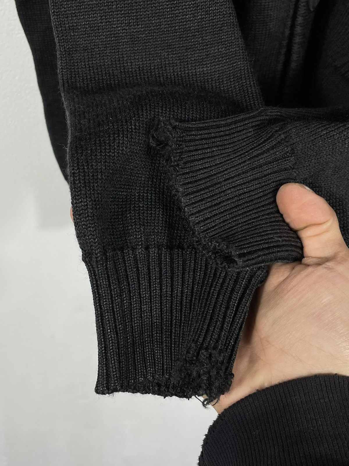Designer × Paul & Shark × Vintage Retro 90s Black Sweater Paul & Shark Pull Knitwear Jumper Size US XXL / EU 58 / 5 - 11 Thumbnail