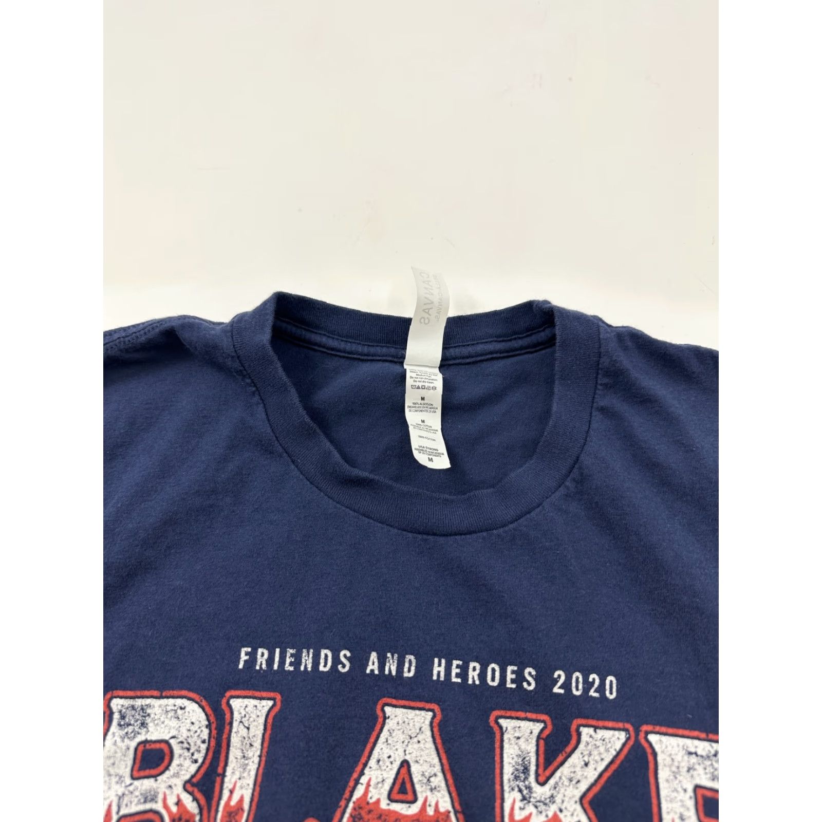 Vintage Blake Shelton Shirt Mens Medium Blue 2020 Tour Concert Tee Crew Neck Short Sleeve Graphic Print Bands Music Size US M / EU 48-50 / 2 - 3 Thumbnail