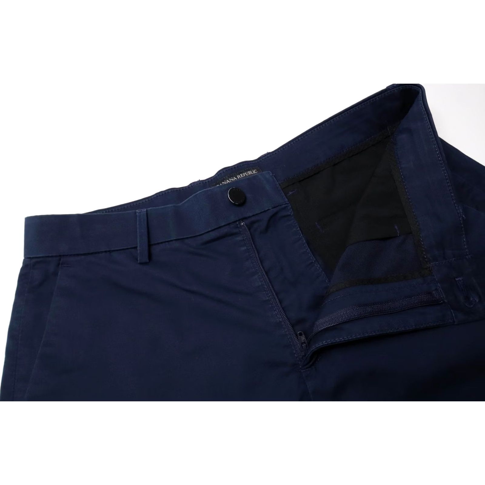 Banana Republic Banana Republic Men's Core Temp Short Shorts Classic Chino Zip Fly W32 Blue Size US 32 / EU 48 - 4 Thumbnail