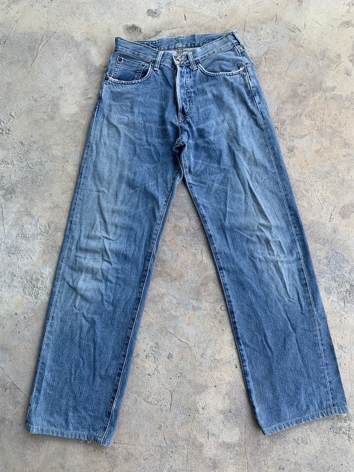 Edwin × Japanese Brand Edwin 505X Selvedge Distressed Denim Size US 28 / EU 44 - 1 Thumbnail