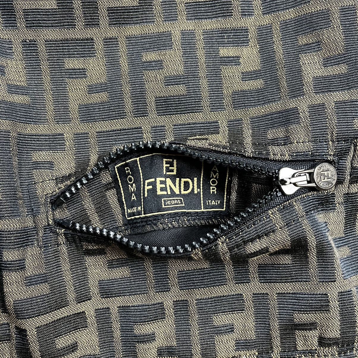 Fendi × Vintage VIntage 90s Fendi zucca reversible vest Size S / US 4 / IT 40 - 7 Thumbnail