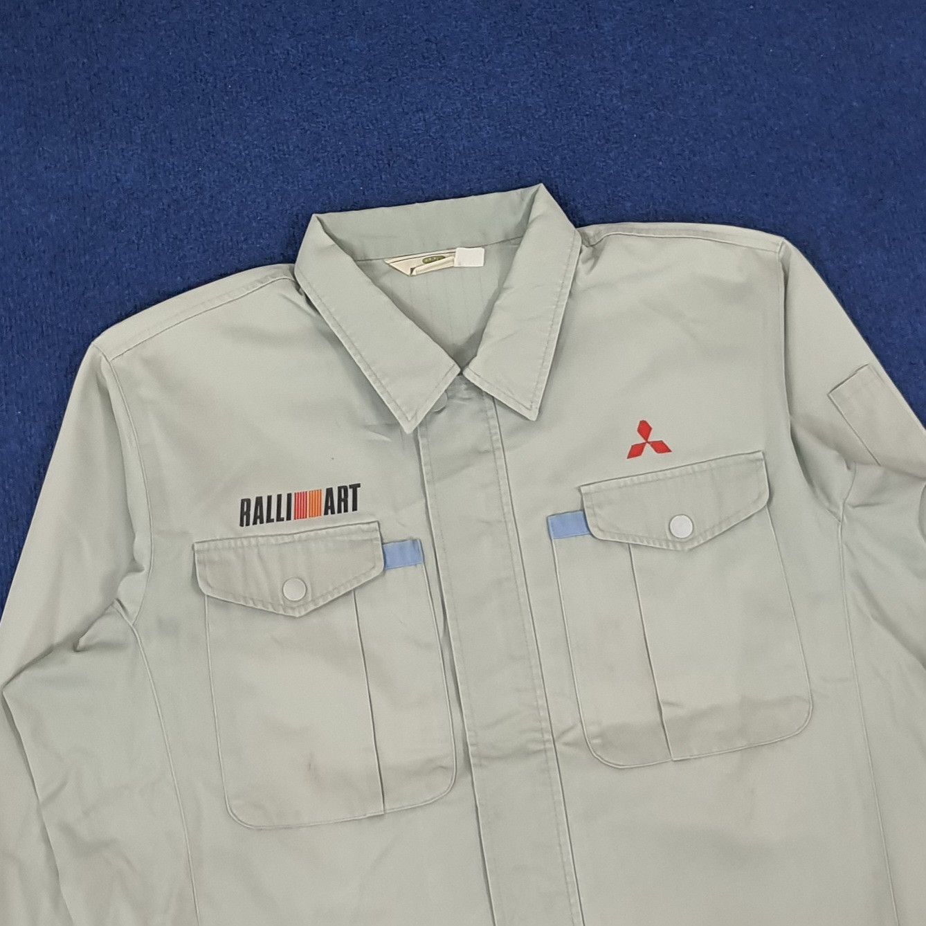 Japanese Brand × Vintage Vintage Mitsubishi Ralli Art Japan Racing Motorsports Jacket Size US XL / EU 56 / 4 - 3 Thumbnail
