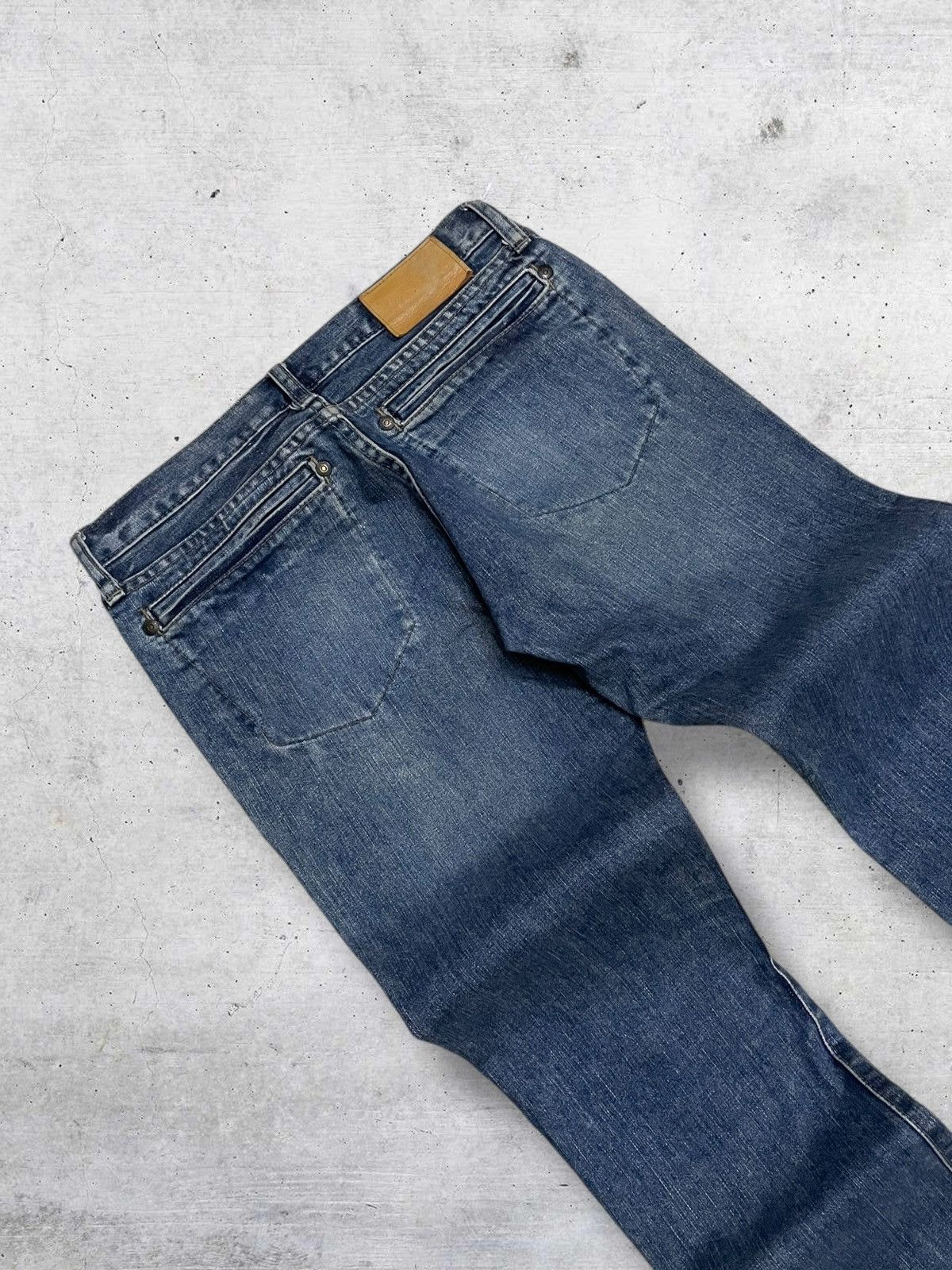 Japanese Brand VINTAGE RNA PUNK JAPAN OG 90S DESIGNER FLARED RIPPED DENIM Size US 28 / EU 44 - 16 Thumbnail