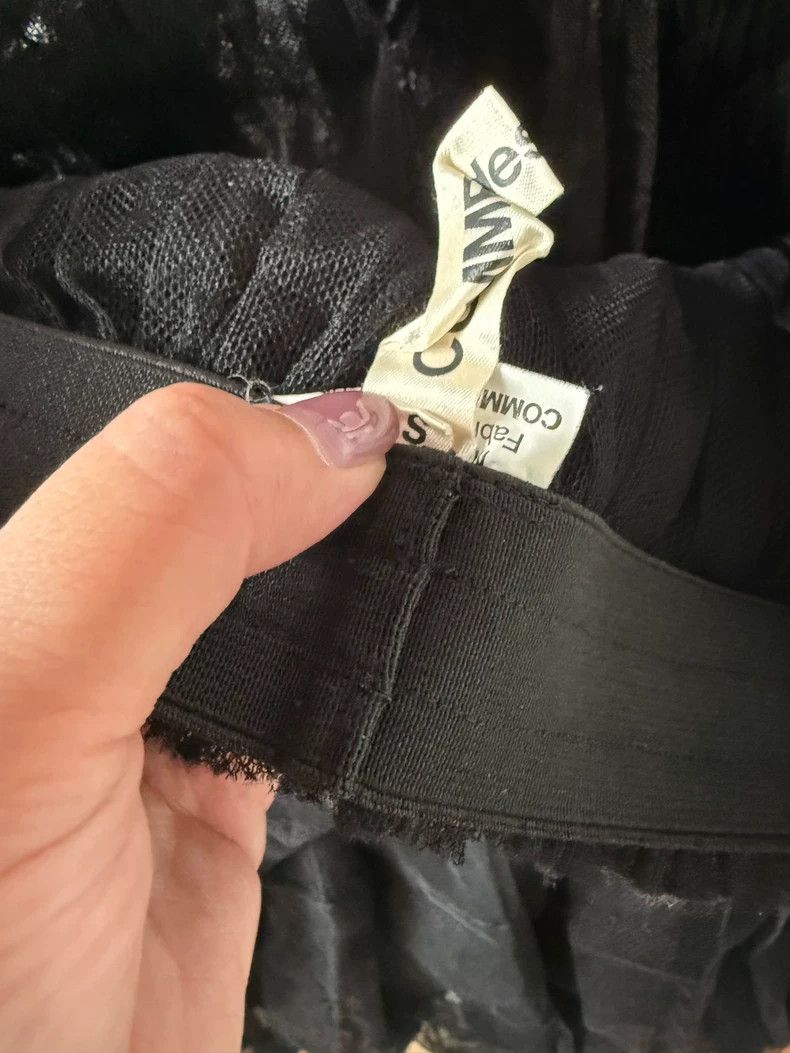 Comme des Garcons Comme Des Garcons size S Size S waistline is a black gauze Size 25" / US 0 / IT 36 - 3 Thumbnail