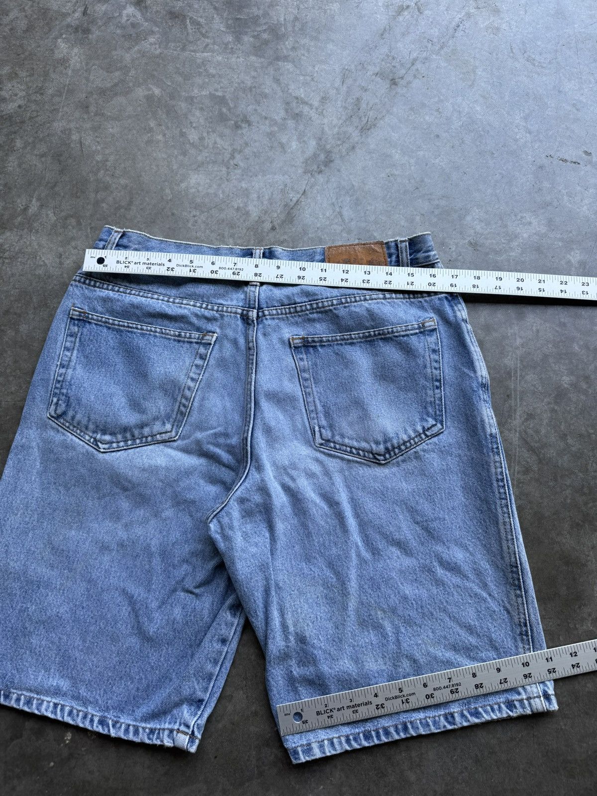 Levi's Vintage 90’s/00’s Stonemesa Light Denim Jean Shorts Size US 32 / EU 48 - 4 Thumbnail