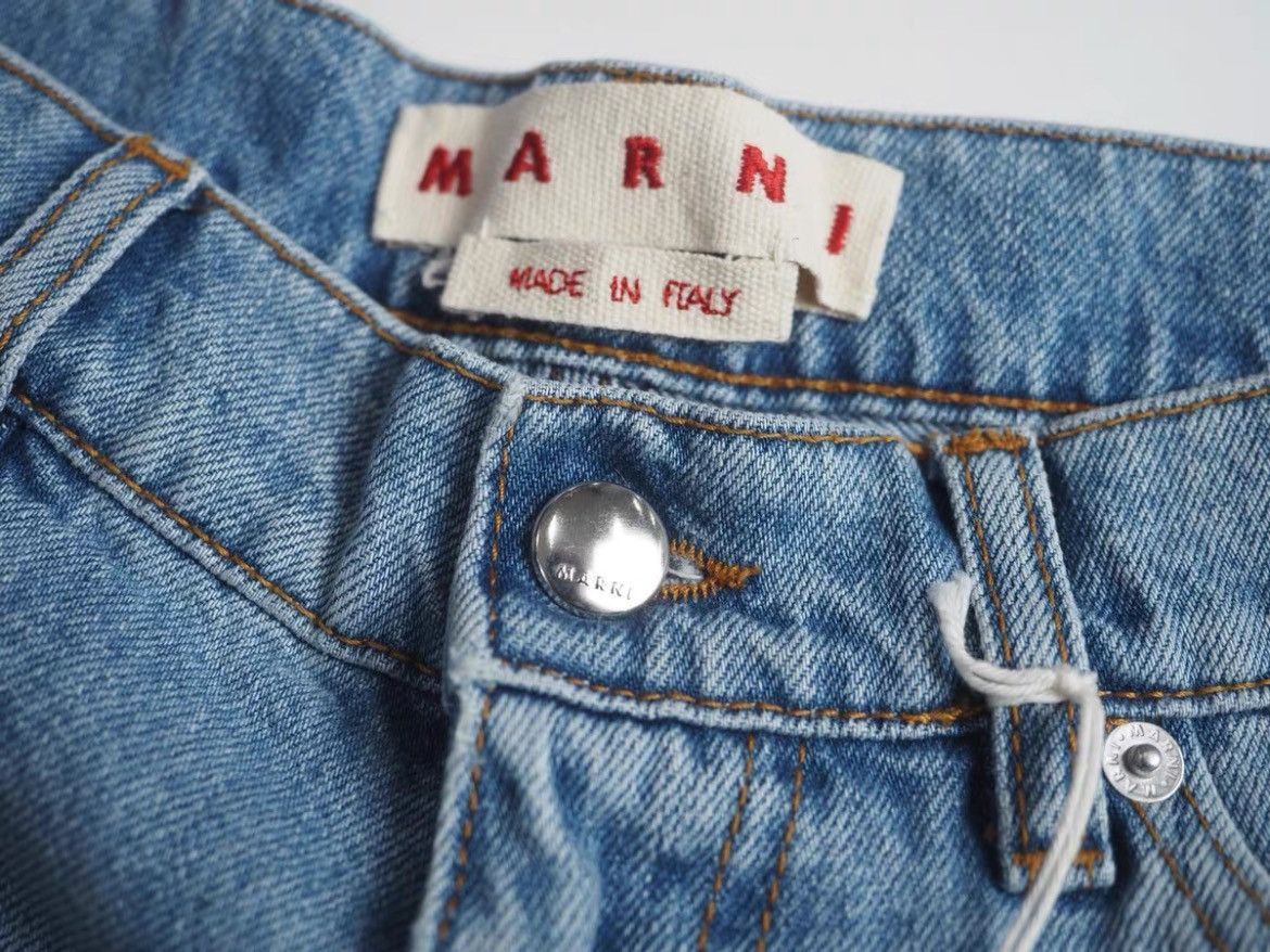 Marni Marni 22AW Mohair Patches Denim Size 30" / US 8 / IT 44 - 4 Thumbnail