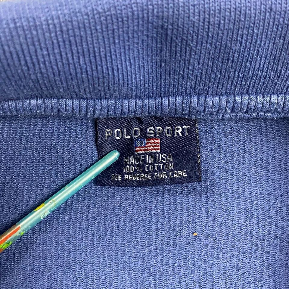 Vintage Polo Sport Polo Shirt Adults Large Rugby Long Sleeve Mens Size US L / EU 52-54 / 3 - 2 Thumbnail