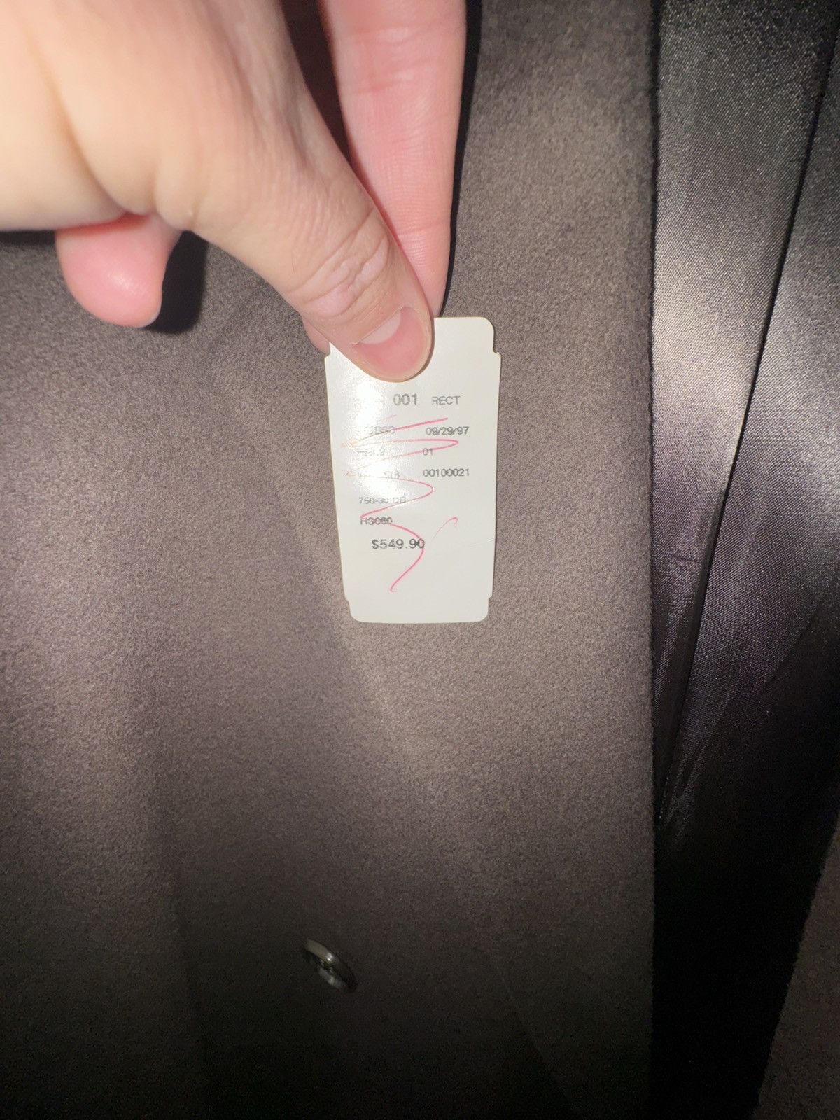 Saks Fifth Avenue Saks 5th Avenue Long Brown Winter Double Breasted Coat Size US XL / EU 56 / 4 - 5 Thumbnail