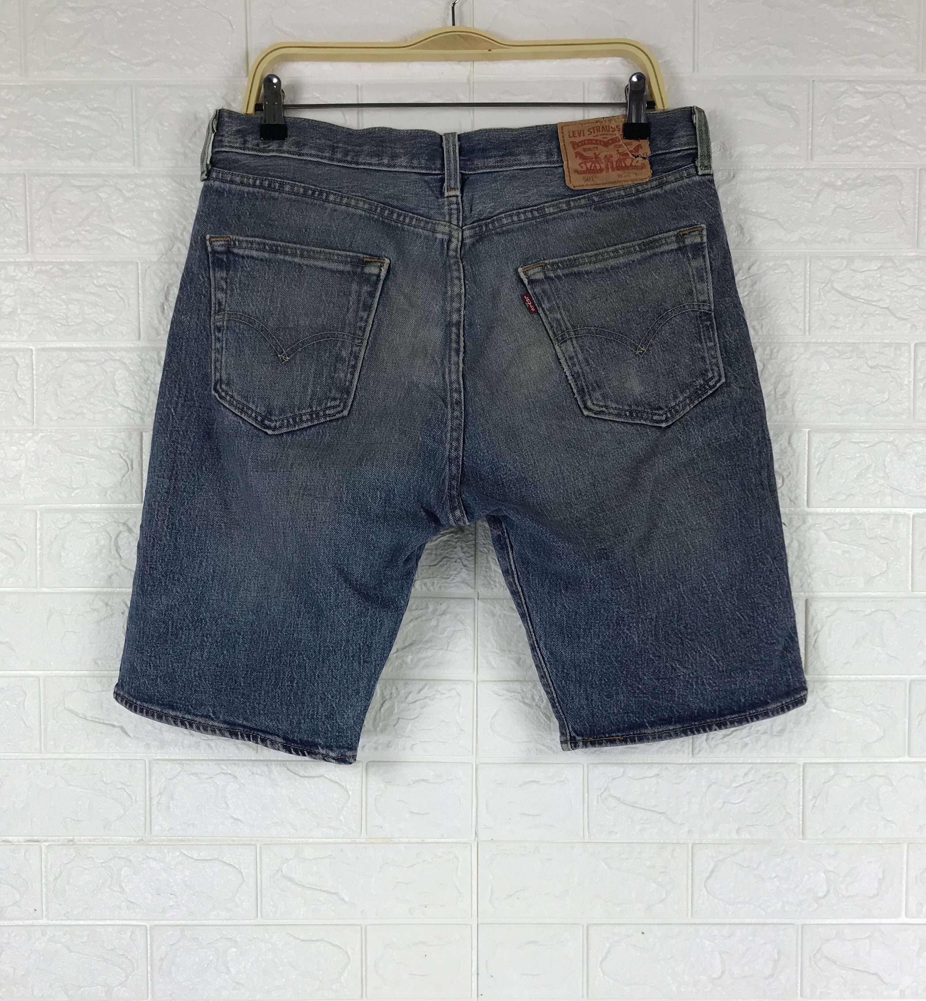 Levi's Vintage Levi's 501 Rusty Wash Short Jeans Size US 32 / EU 48 - 2 Thumbnail