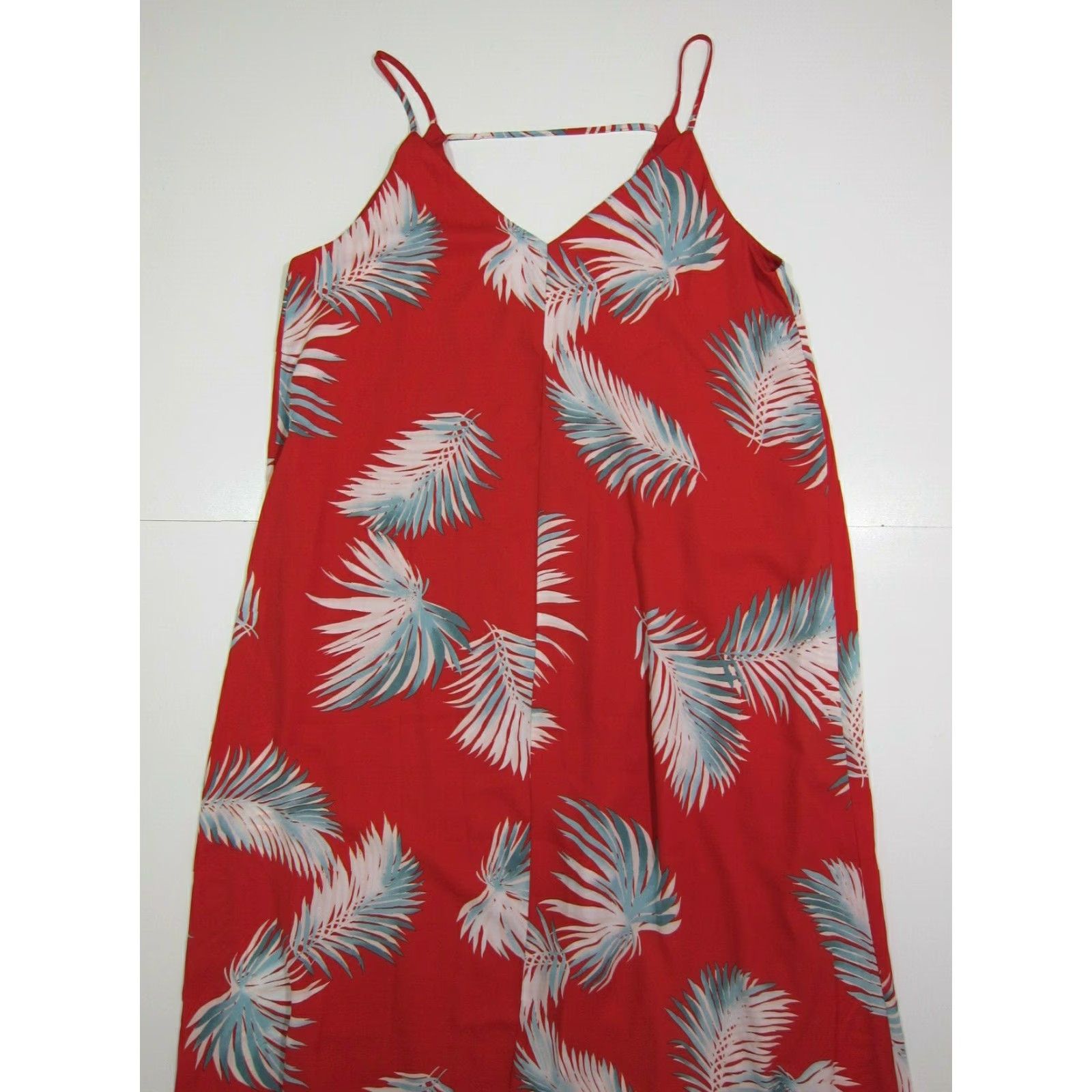 Forever 21 Forever 21 Dress Women's Floral Maxi Red Blue White Sleeveless Spaghetti Strap Long Maxi Dress M Size M / US 6-8 / IT 42-44 - 6 Thumbnail