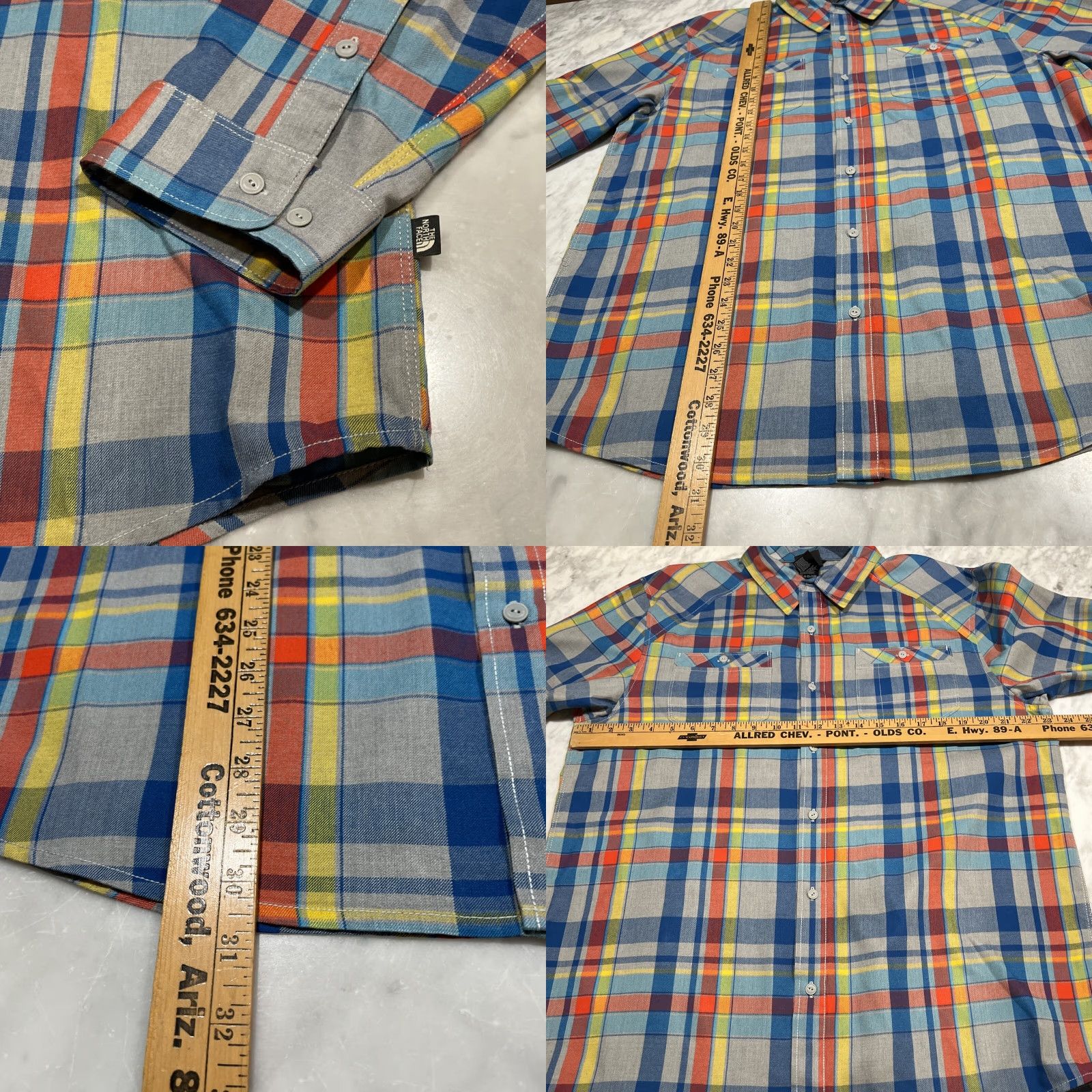 The North Face The North Face Shirt Men L Multicolor Plaid Button UP Long Sleeve Collared Size US L / EU 52-54 / 3 - 8 Thumbnail