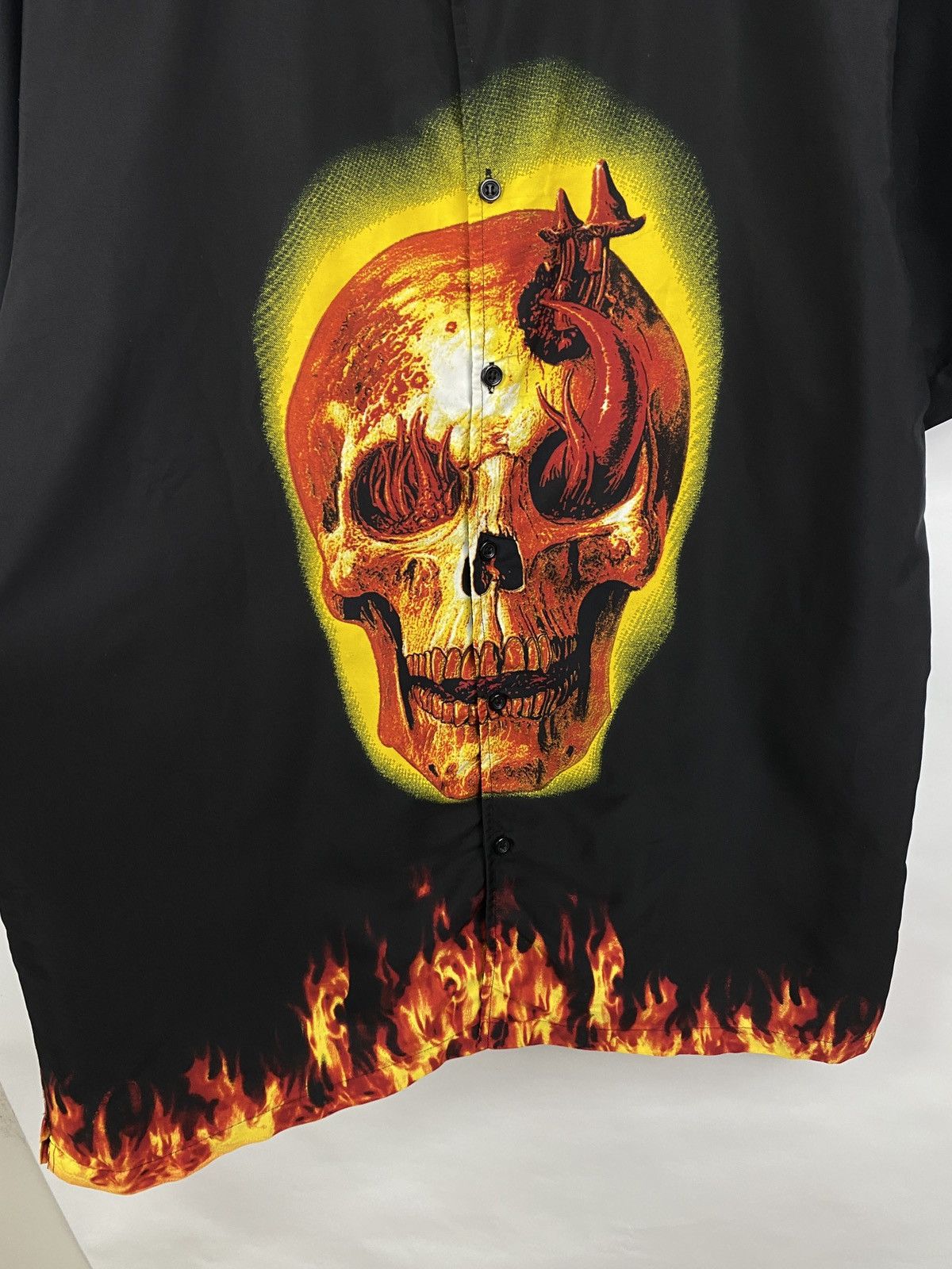 If Six Was Nine 🔥🕸💀 Vintage Skull Death Devil 666 shirt Size US M / EU 48-50 / 2 - 4 Thumbnail