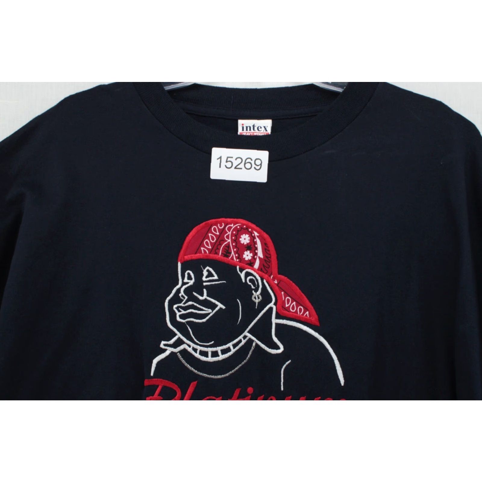 Vintage VTG Intex Fat Albert Embroidered T Shirt Blue 2XL XXL Mens Shirt Adult Cotton Sleeve Short Crew Neck 90s 80s Vintage Grunge Hip Hop City Gothic Size US XXL / EU 58 / 5 - 7 Thumbnail
