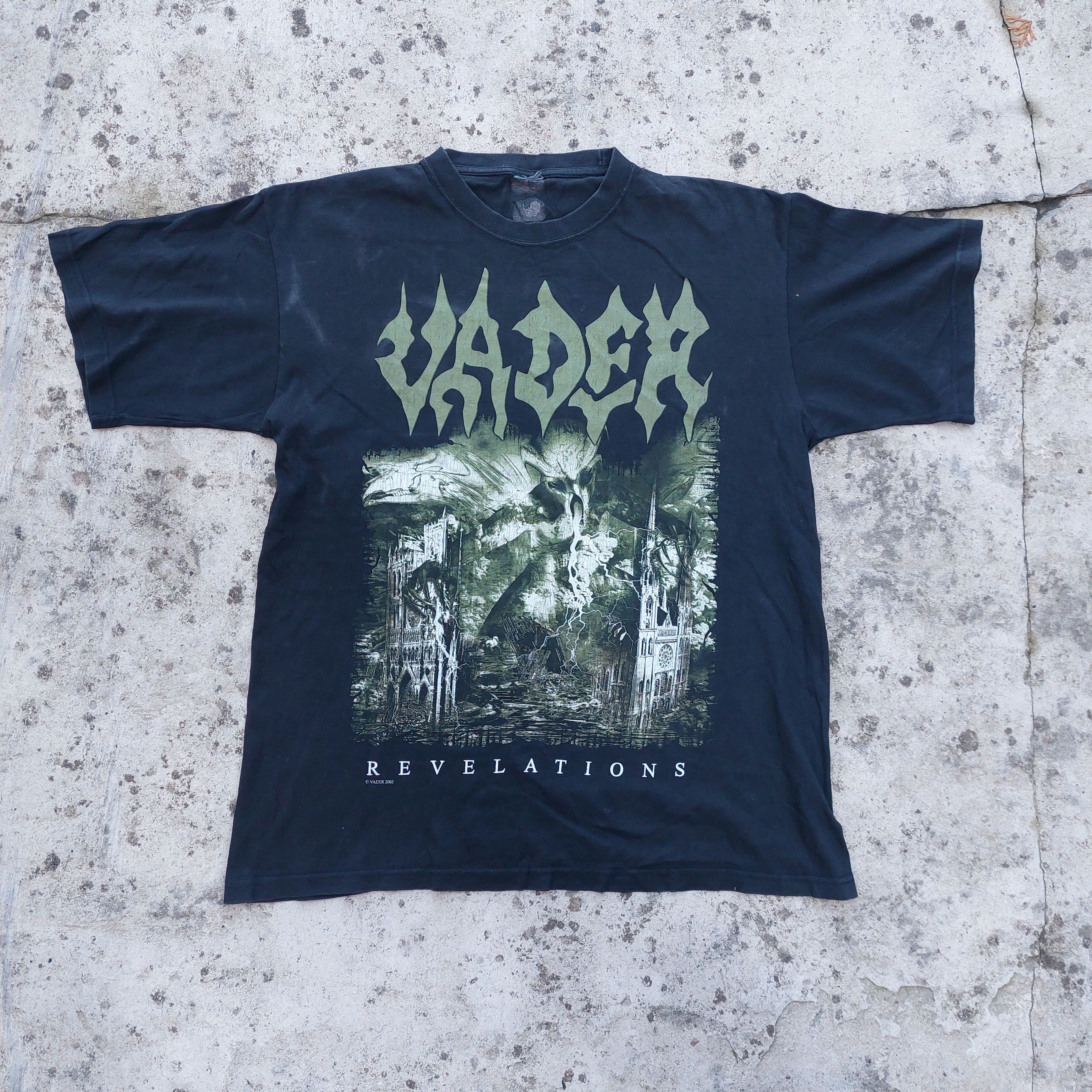 Band Tees × Vintage vader revelations 2002 vintage tshirt metal band tee Size US L / EU 52-54 / 3 - 1 Thumbnail