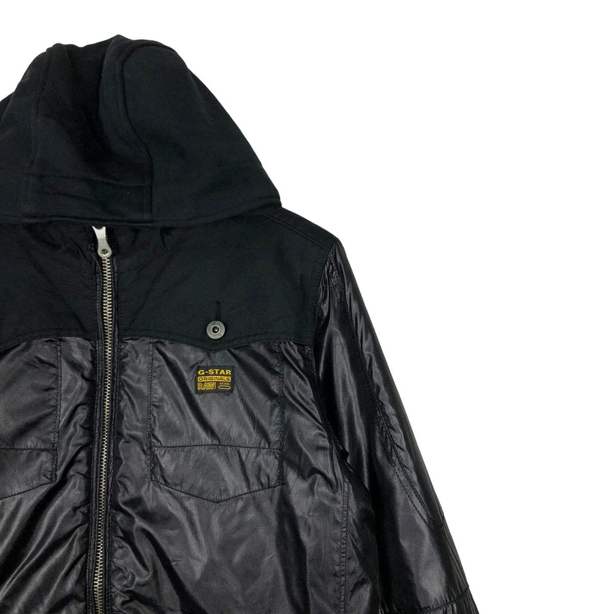 Japanese Brand 🔥VINTAGE SOFT LEATHER BOMBER JACKET G-STAR RAW Size US M / EU 48-50 / 2 - 6 Thumbnail