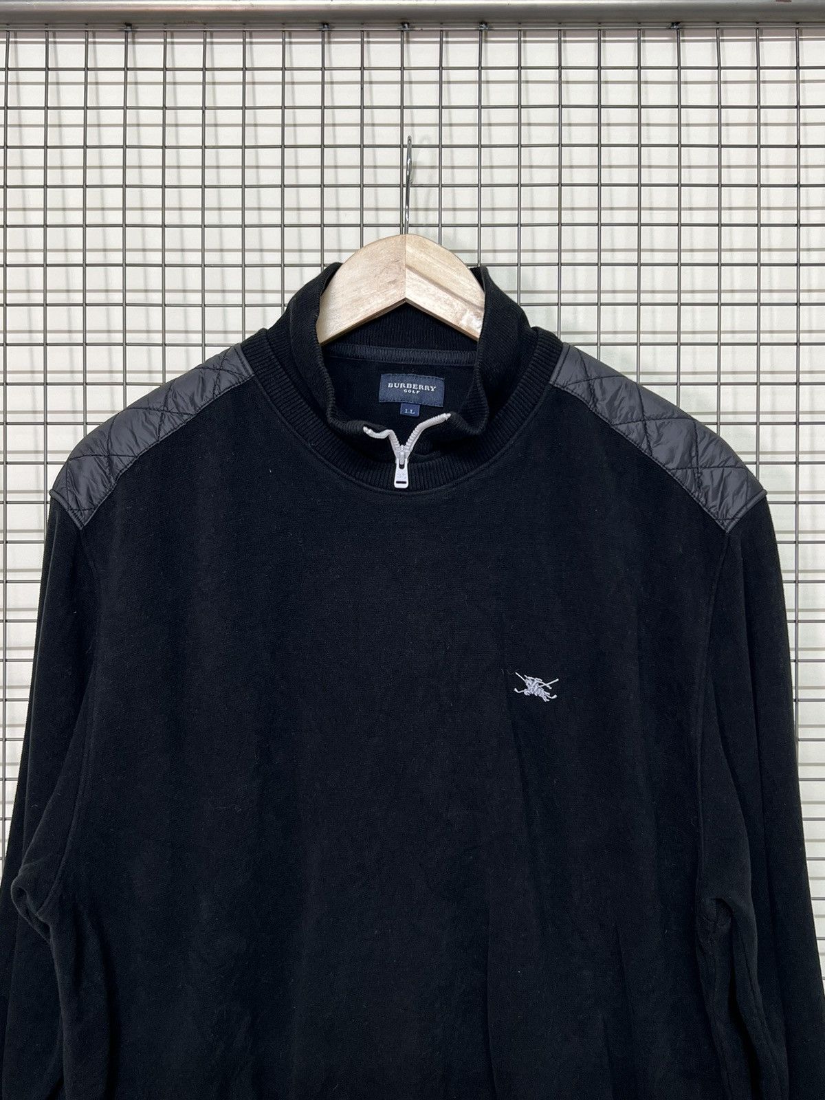 Burberry × Designer 🚨Final Drop🚨 Burberry Golf Half zipper Sweatshirt Jumper Size US L / EU 52-54 / 3 - 1 Thumbnail