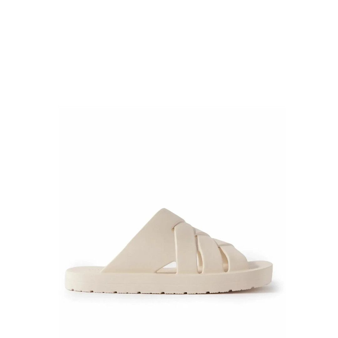 Bottega Veneta o1w1db10525 Rubber Sandals in Ivory Size US 8 / EU 41 - 1 Thumbnail