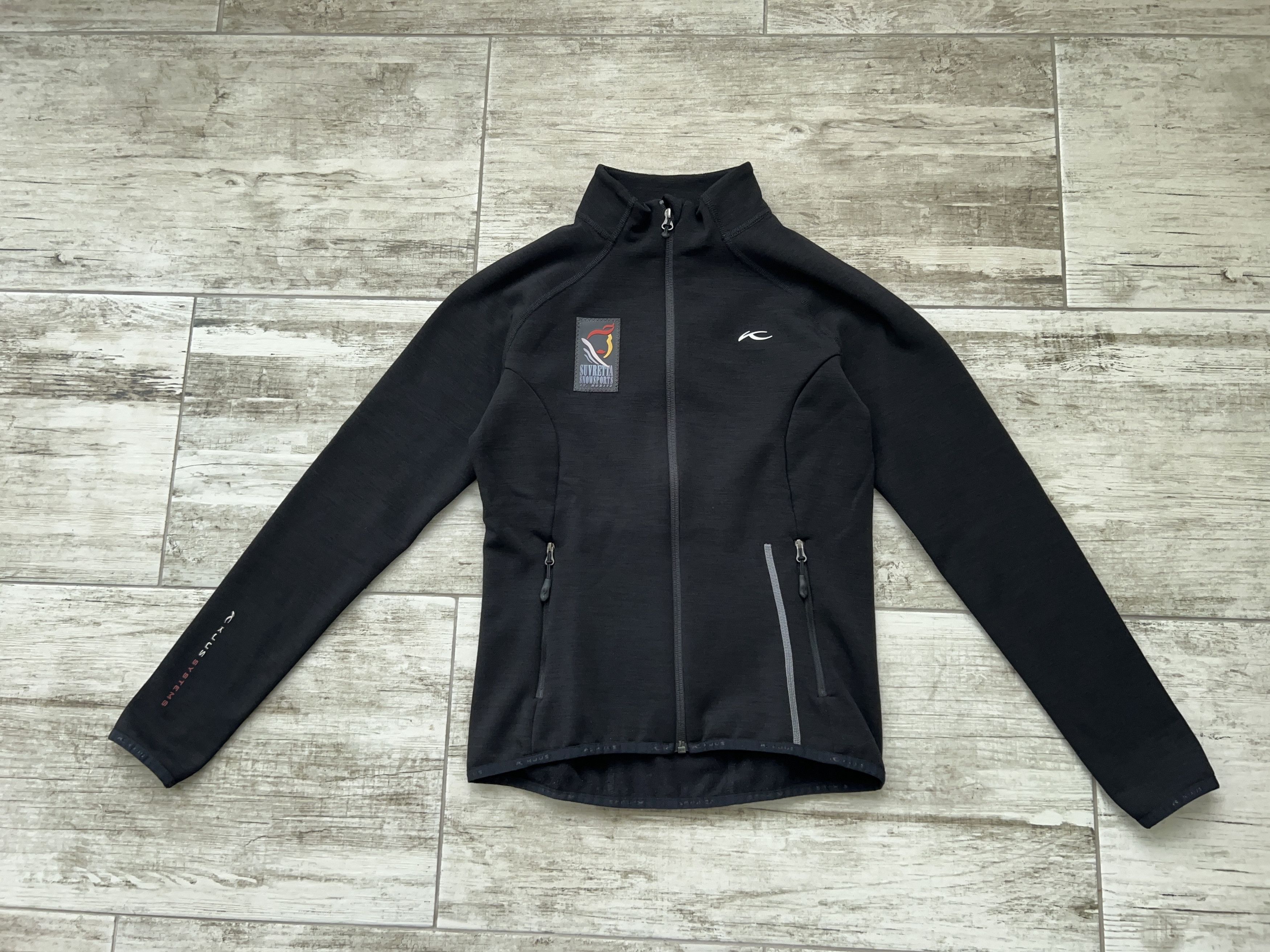 Womens KJUS Suvretta School Fleece Full Zip Jacket Size S 36
