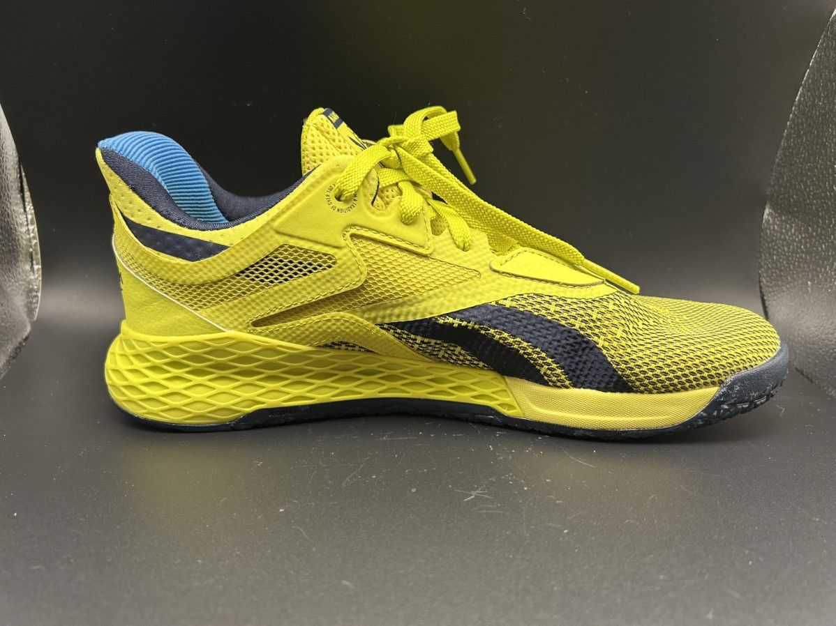 Reebok Reebok Mens Nano X FW8128 Yellow Running Shoes Sneakers Size US 8 / EU 41 - 5 Thumbnail