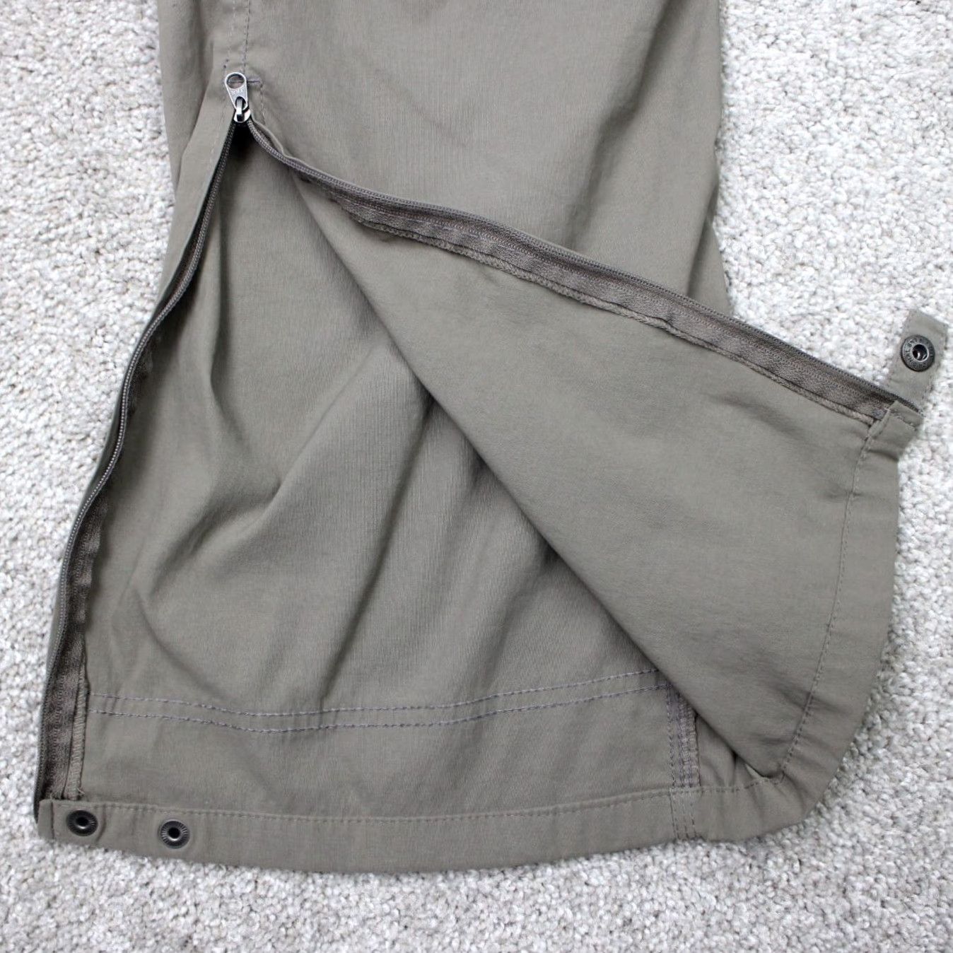 Vintage Kuhl Renegade Mens Pants 38x32 Brown Cargo Convertible Stealth Zip Off Straight Front Regular Rise 95% Nylon 5% Elastane Size US 38 / EU 54 - 5 Thumbnail