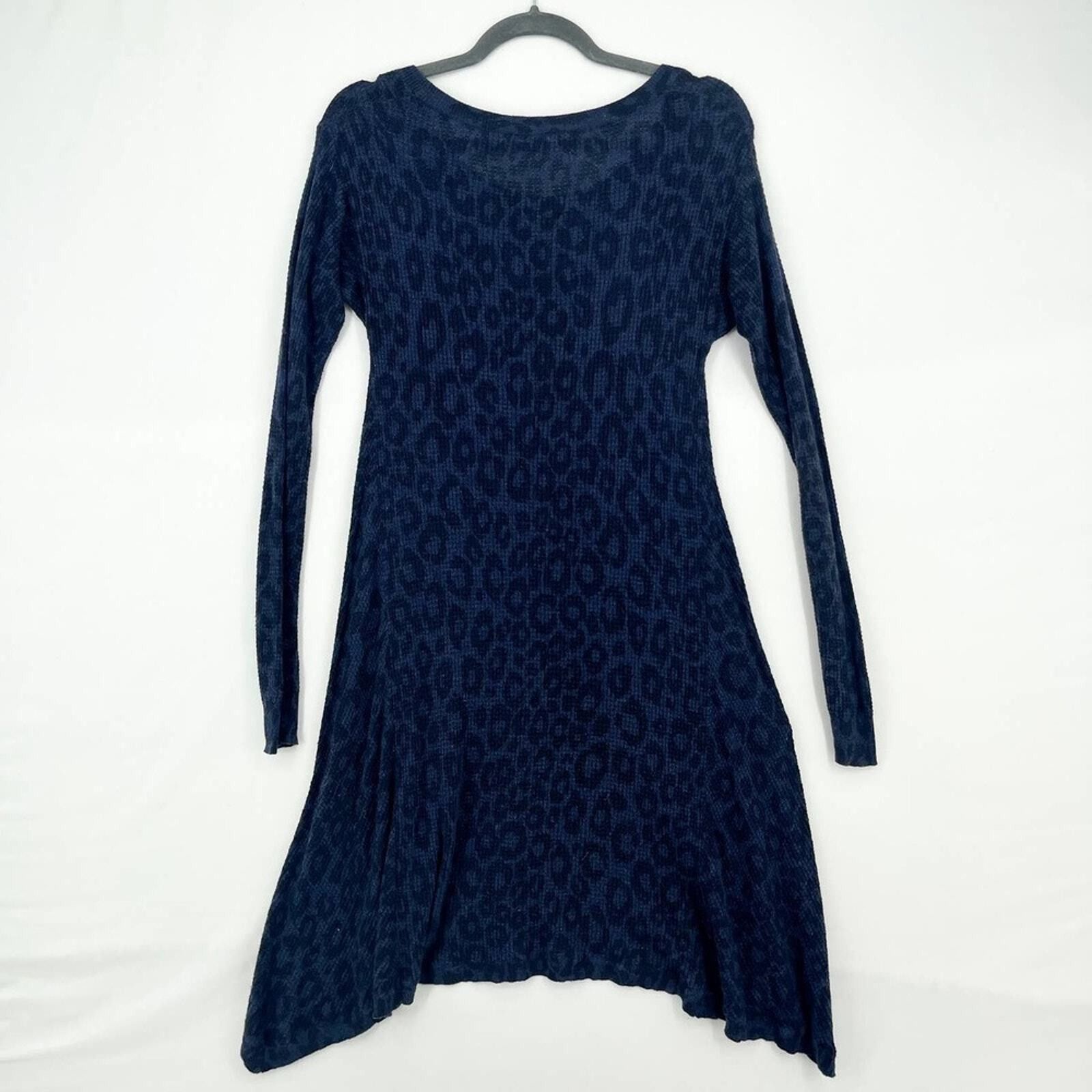 Rebecca Taylor Rebecca Taylor Waffle Knit Print Long Mini Dress Size Small Size S / US 4 / IT 40 - 5 Thumbnail