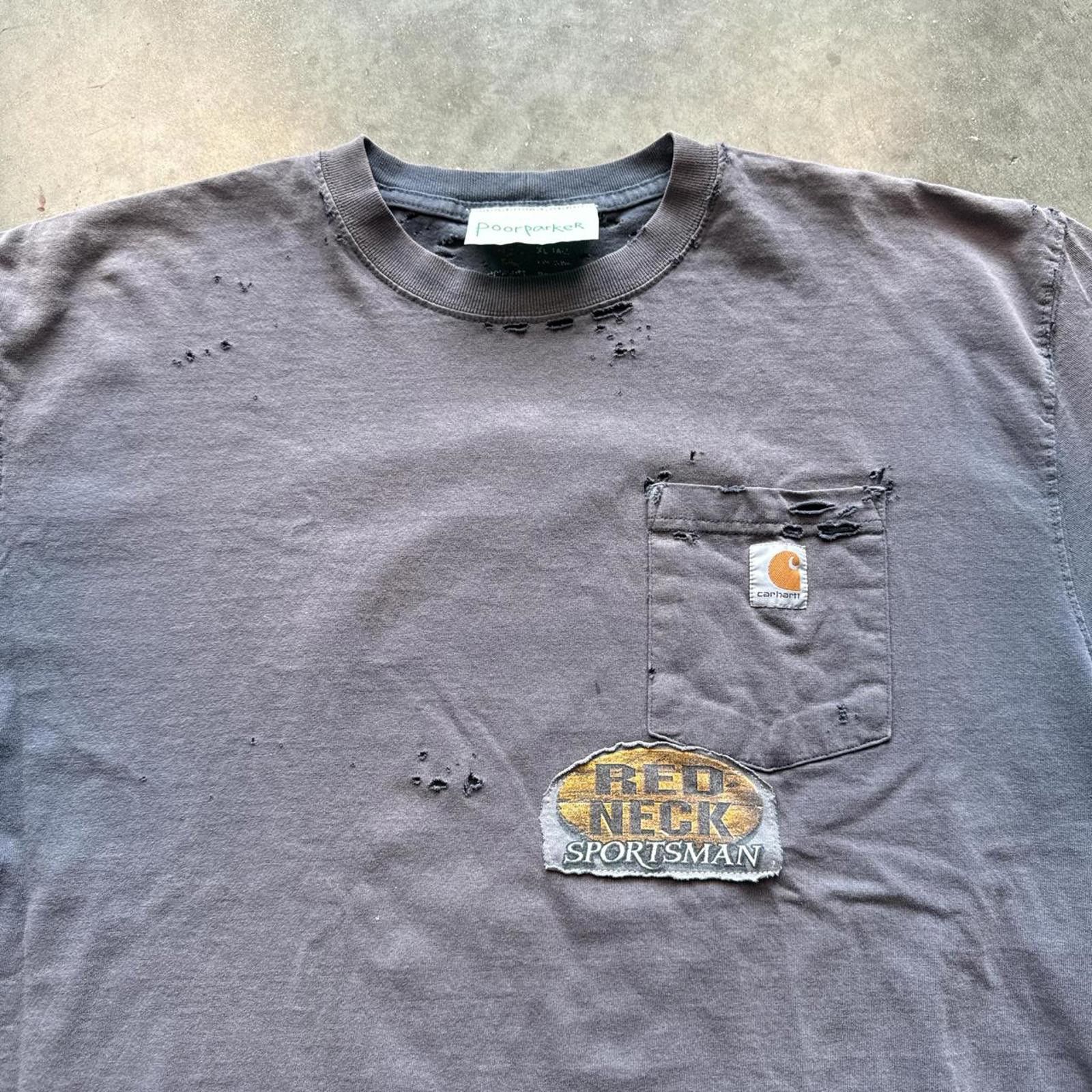 Carhartt Poor Parker Single Stitch Reworked Carhartt Pocket T-Shirt Size US XL / EU 56 / 4 - 3 Thumbnail