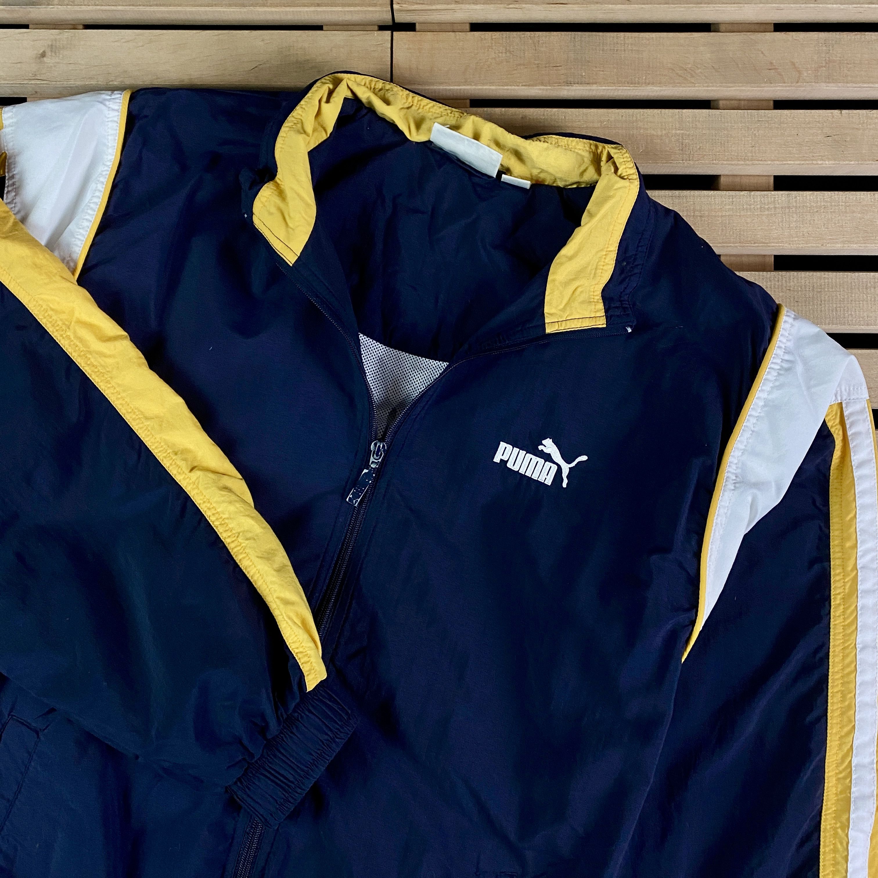Puma × Vintage Men’s Bomber Jacket Puma Vintage Size M Blue Size US M / EU 48-50 / 2 - 2 Thumbnail