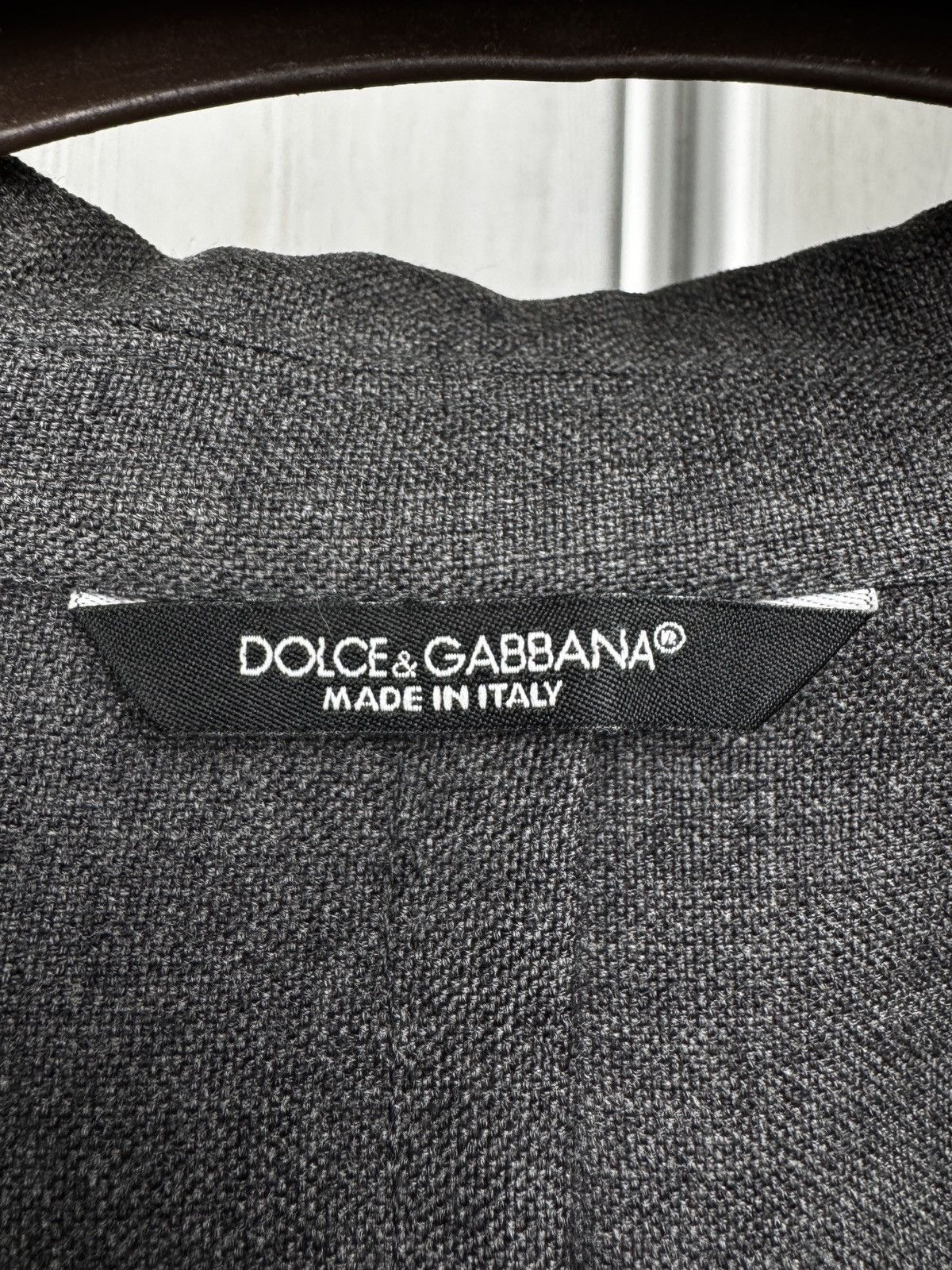 Dolce & Gabbana Dolce & Gabbana grey wool distressed made in Italy blazer Size 36R - 10 Thumbnail