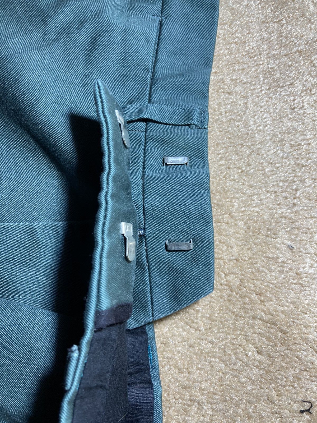 Raf Simons FW17 Raf Simons Green Cropped Chino Pants 44 2017 Fall Faded Size US 28 / EU 44 - 10 Thumbnail