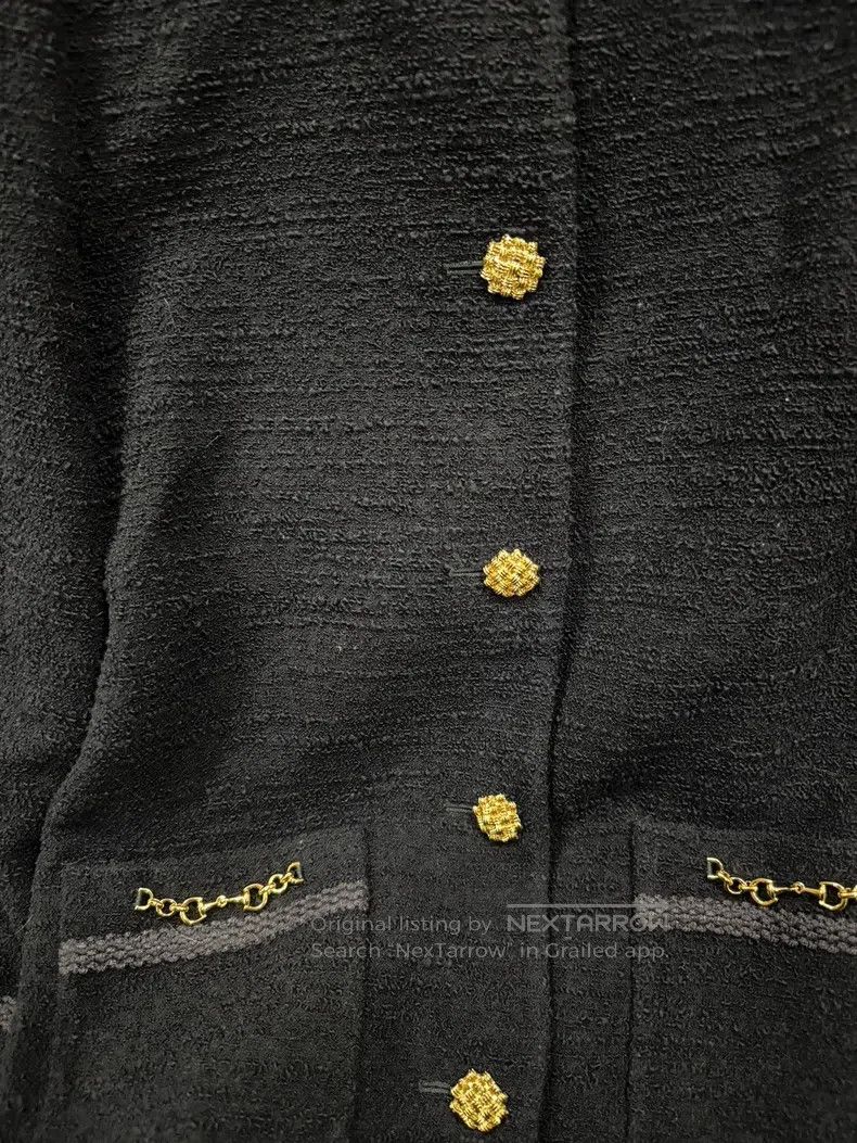 Gucci Gucci Dark blue gold button cardigan coat Size S / US 4 / IT 40 - 3 Thumbnail