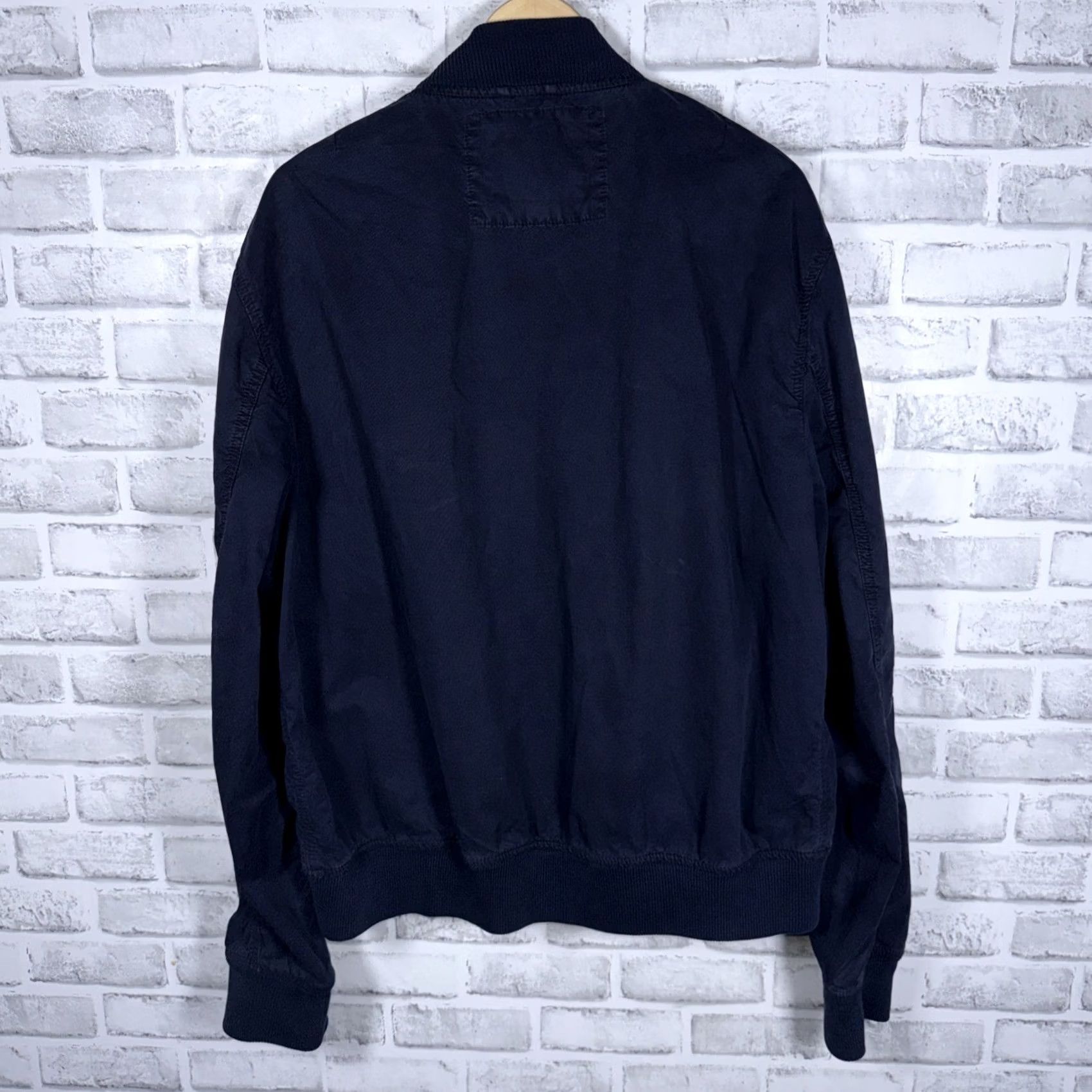 Schott VINTAGE Schott Blue Full Zip Jacket Mens XL Bomber Jacket Full Zip Men XL Blue Schott Bomber Mens XL Blue Full Zip Jacket Size US XL / EU 56 / 4 - 4 Thumbnail