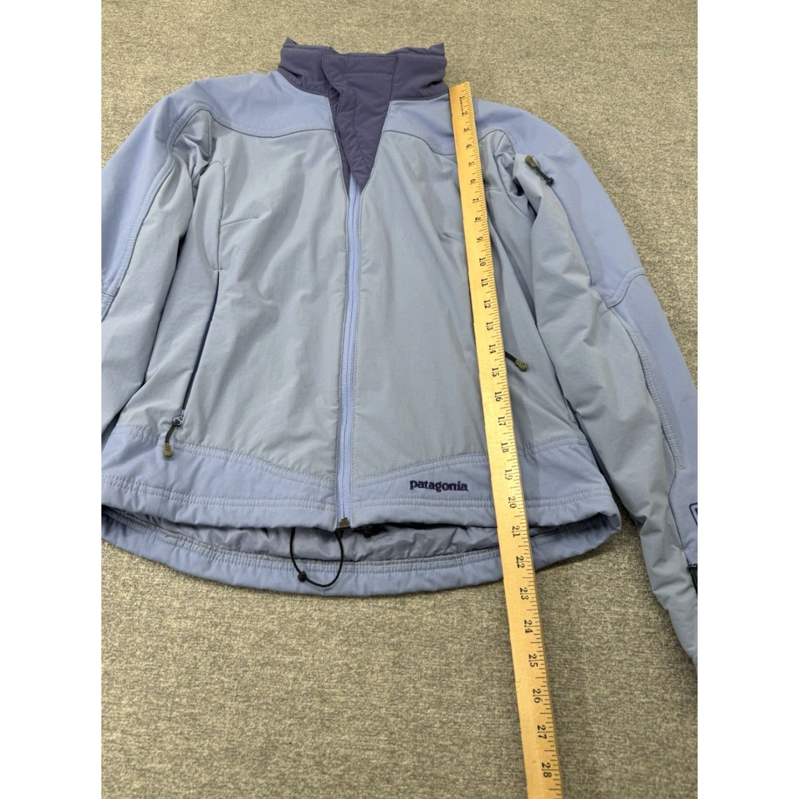 Patagonia VINTAGE Patagonia Jacket Womens Medium Blue Purple Full Zip Nylon Fleece Pocket Logo - USA, Regular Fit, Casual Travel, 90s Style Womens Size M / US 6-8 / IT 42-44 - 4 Thumbnail