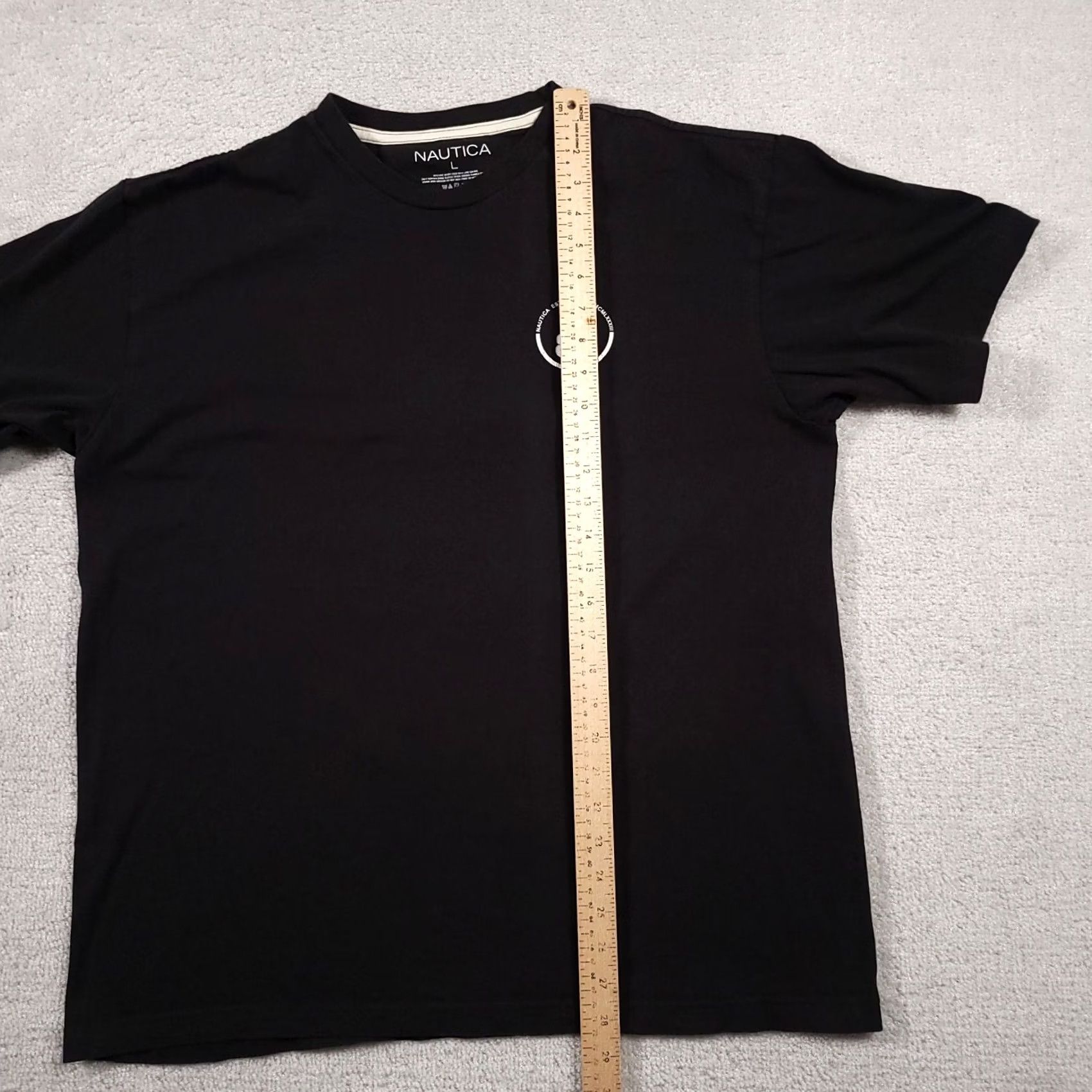 Nautica Nautica Competition Graphic T-Shirt Mens Large Black Sailing Double-Sided Size US L / EU 52-54 / 3 - 7 Thumbnail