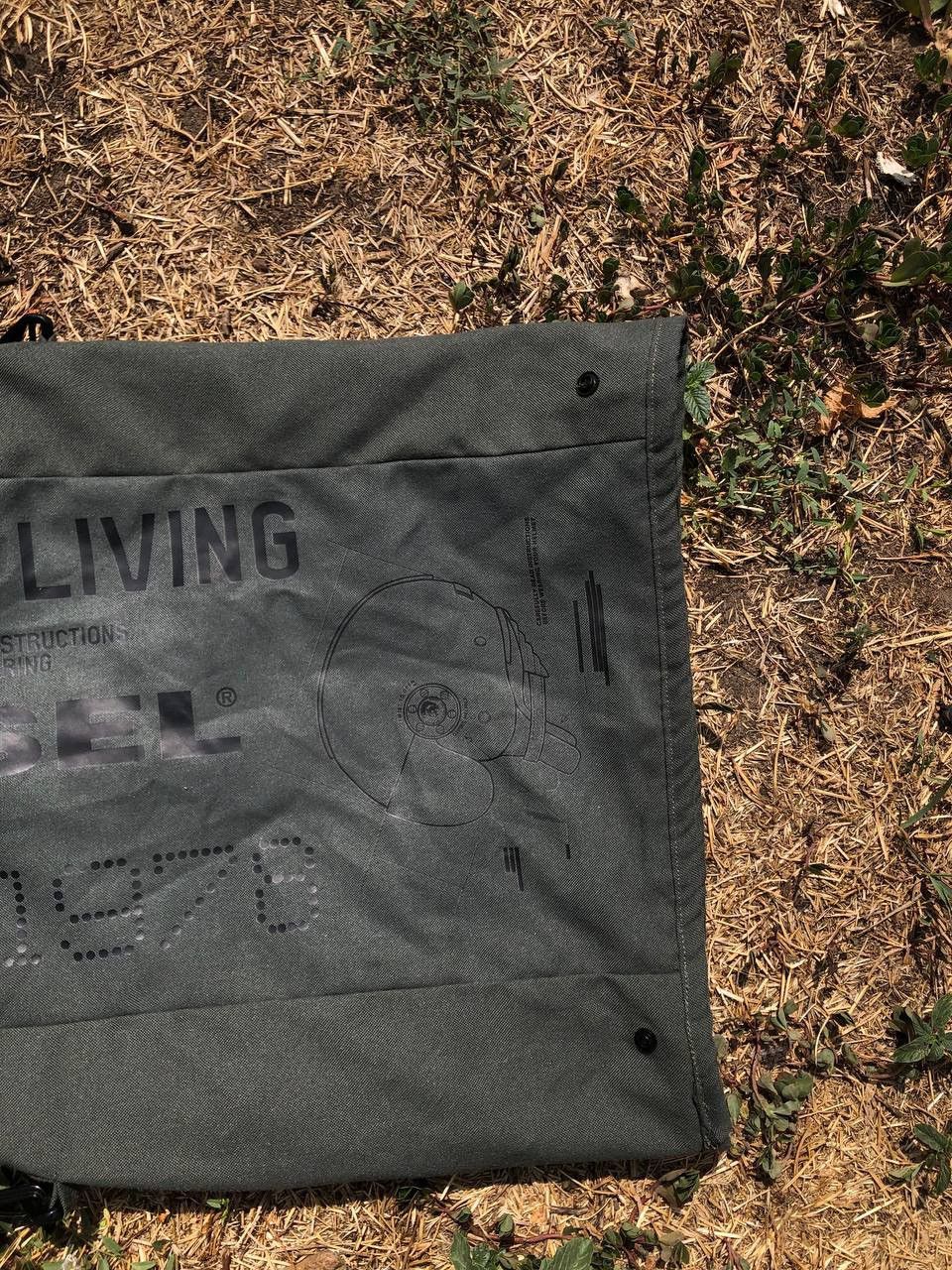 Diesel × Vintage VERY RARE DIESEL 4 SCSFL LIVING GORPCORE BAG MILITARY Y2K Size ONE SIZE - 2 Thumbnail
