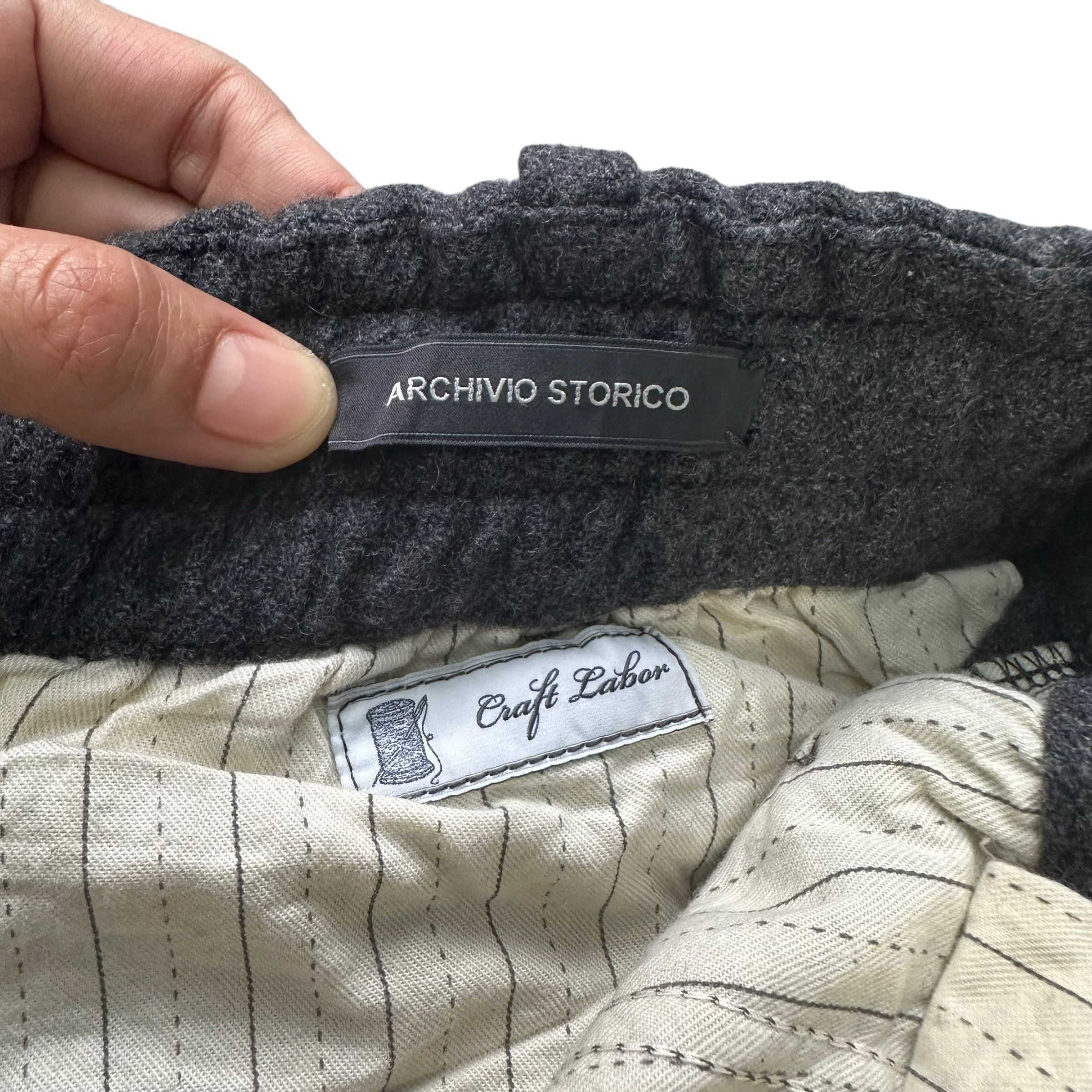 Mason's MASON'S ARCHIVO STORICO WOOL CARGO SWEATPANT #7902-189 Size US 36 / EU 52 - 6 Thumbnail