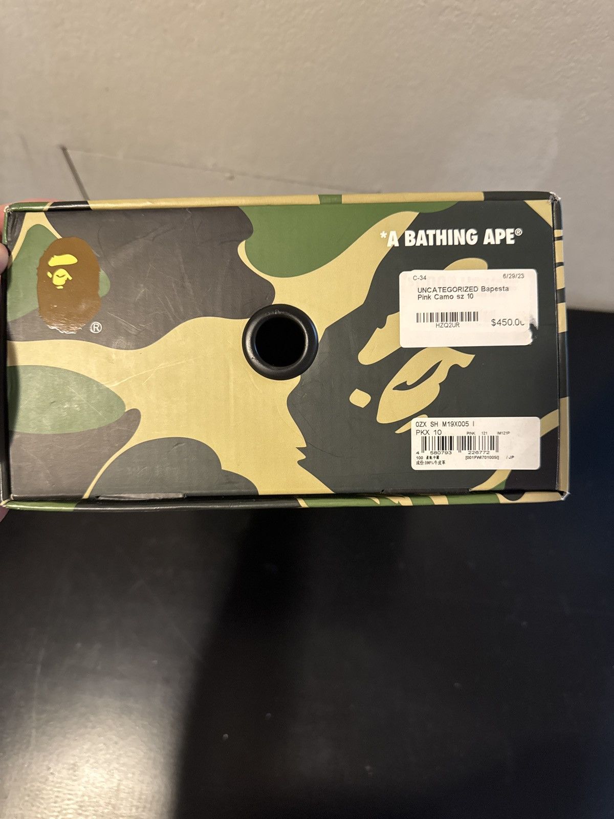 Bape Bapesta 'ABC Camo Pack - Pink' Size US 10 / EU 43 - 13 Thumbnail