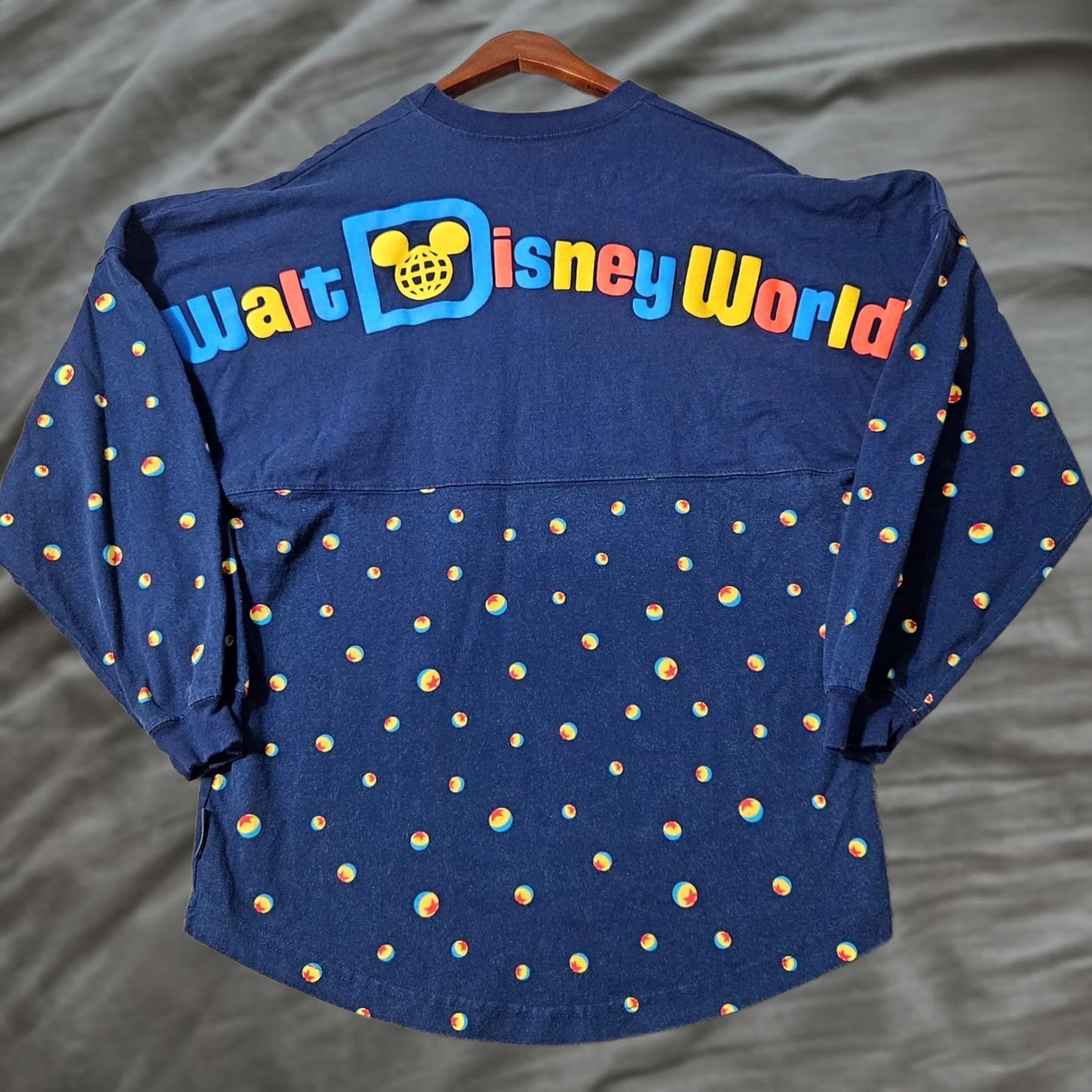 Disney Pixar Luxo Ball Spirit Jersey Dark Blue Walt Disney World Parks XS Size US XS / EU 42 / 0 - 1 Thumbnail
