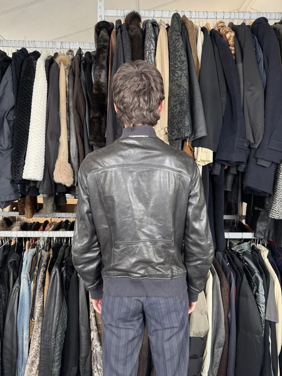 Dolce & Gabbana 2000s Dolce & Gabbana Spy Black Leather Jacket Size US M / EU 48-50 / 2 - 3 Thumbnail