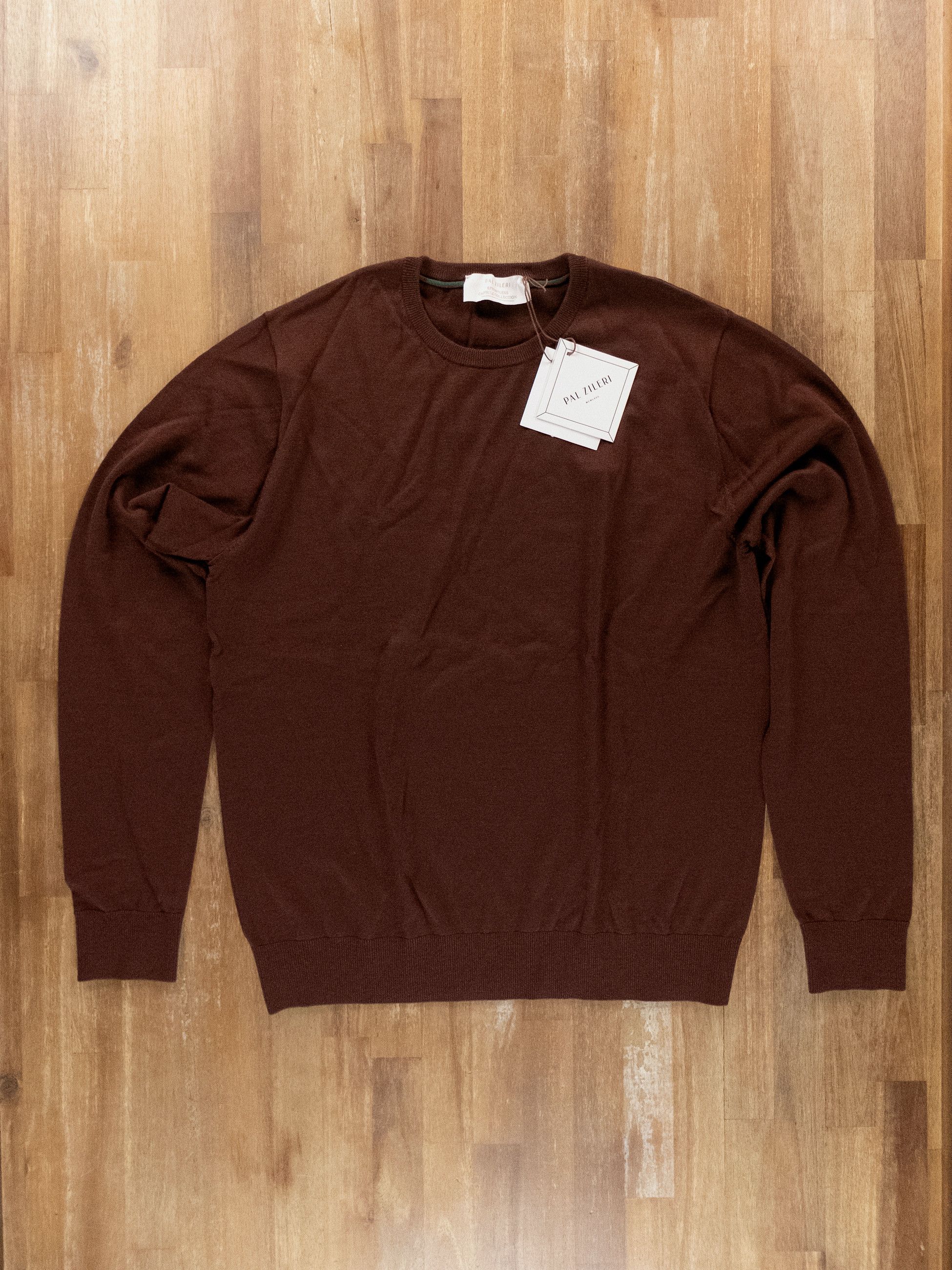 Pal Zileri PAL ZILERI brown wool crewneck sweater Size 50 IT / Large Size US L / EU 52-54 / 3 - 1 Thumbnail