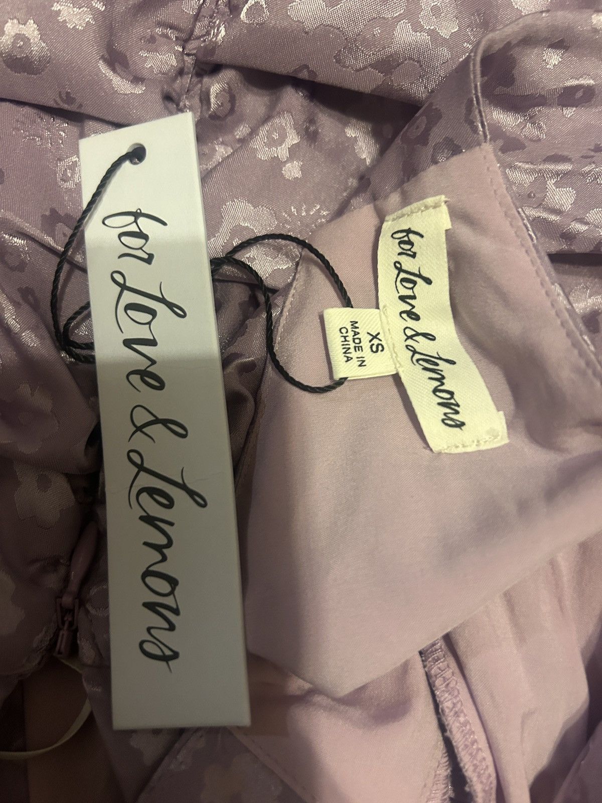 For Love & Lemons For Love and Lemons Fiji Cross Front Mini Dress in Iris Size XS / US 0-2 / IT 36-38 - 5 Thumbnail