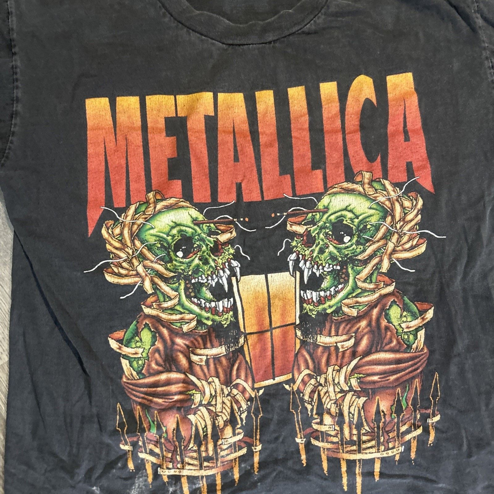 Metallica Vintage Heavy Metal Metallica Band Tshirt Size Mens Medium Size US M / EU 48-50 / 2 - 7 Thumbnail