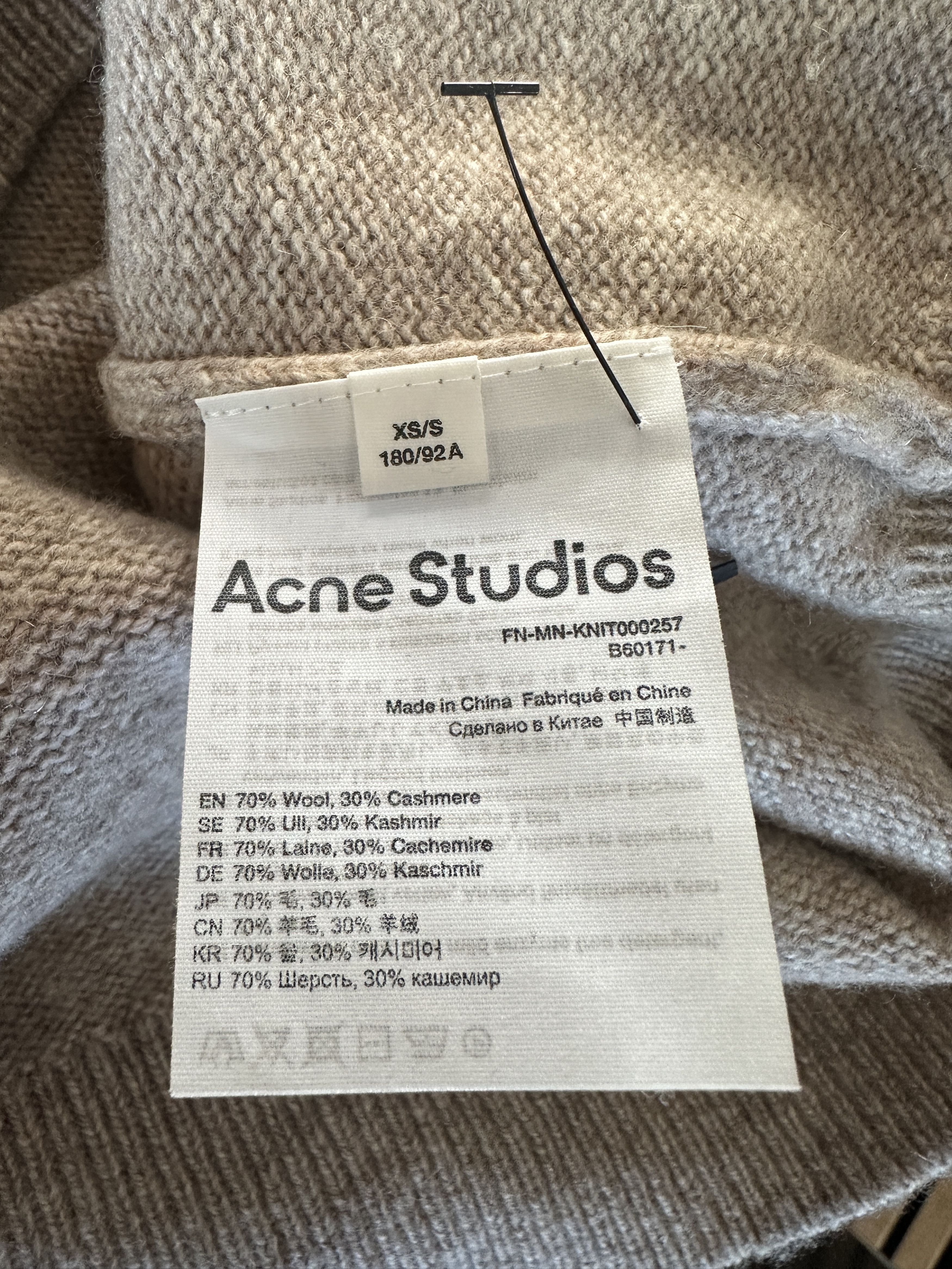 Acne Studios Acne Studios Cashmere/Wool Oversized Sweater Size US XL / EU 56 / 4 - 5 Thumbnail