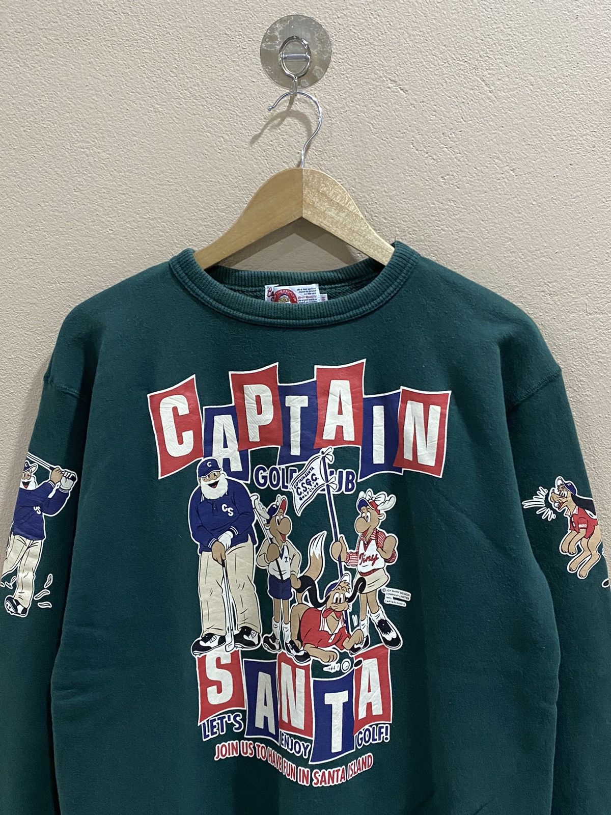 Cartoon Network × Vintage RARE VINTAGE CAPTAIN SANTA NICE DESIGN SWEATSHIRT Size US L / EU 52-54 / 3 - 5 Thumbnail