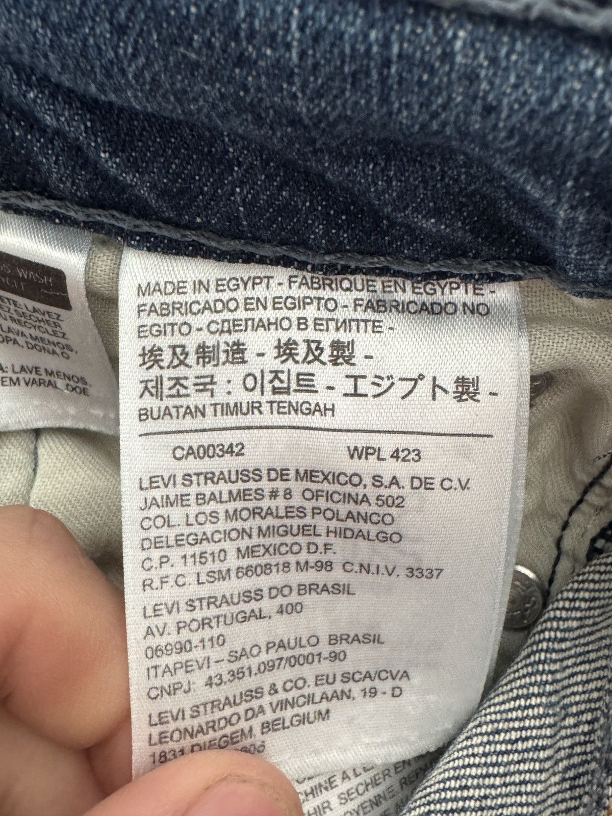 Levi's levis distressed blue jeans 514 Size US 32 / EU 48 - 3 Thumbnail
