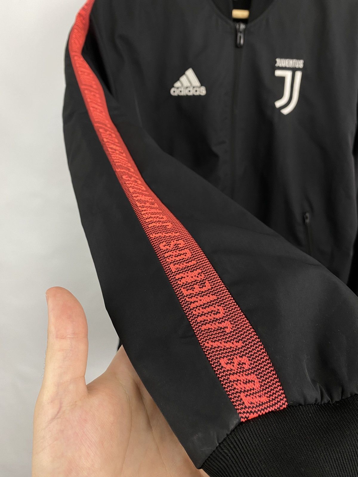 Adidas × Vintage 🇮🇹 Y2K Adidas Juventus Anthem Bomber Jacket 2019 Blokecore Size US S / EU 44-46 / 1 - 7 Thumbnail