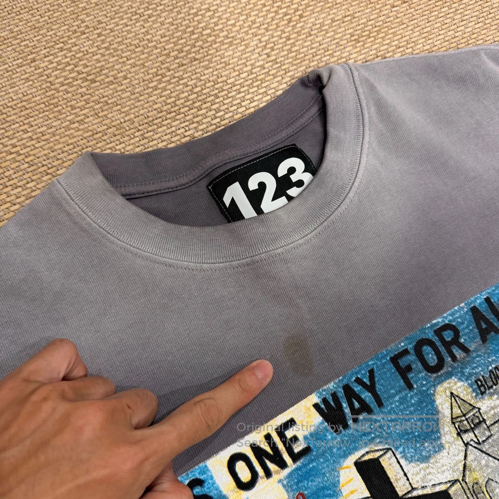 HOLLYWOOD RANCH MARKET UNION MRKT Long Sleeve Sweatshirt. Size US M / EU 48-50 / 2 - 3 Thumbnail