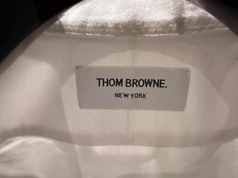 Thom Browne Thom Browne Classic double-sleeved shirt 2505-Nextarrow Size US XL / EU 56 / 4 - 3 Thumbnail
